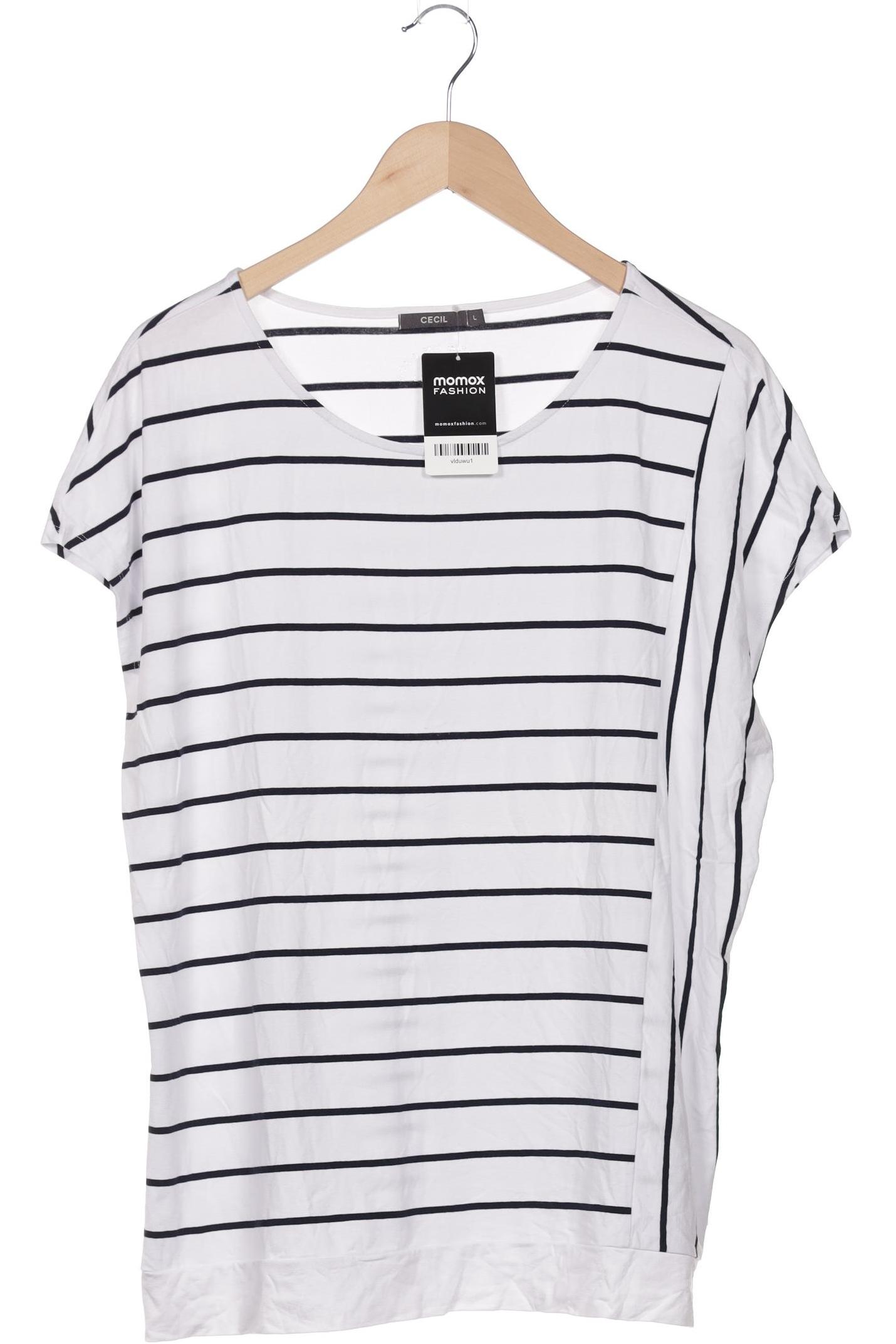 

Cecil Damen T-Shirt, weiß, Gr. 42