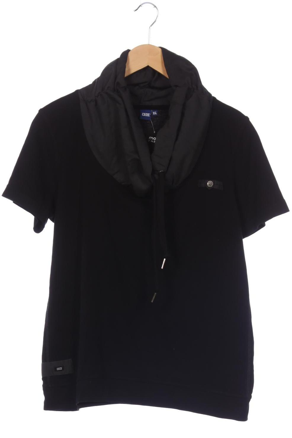 

Cecil Damen T-Shirt, schwarz, Gr. 46