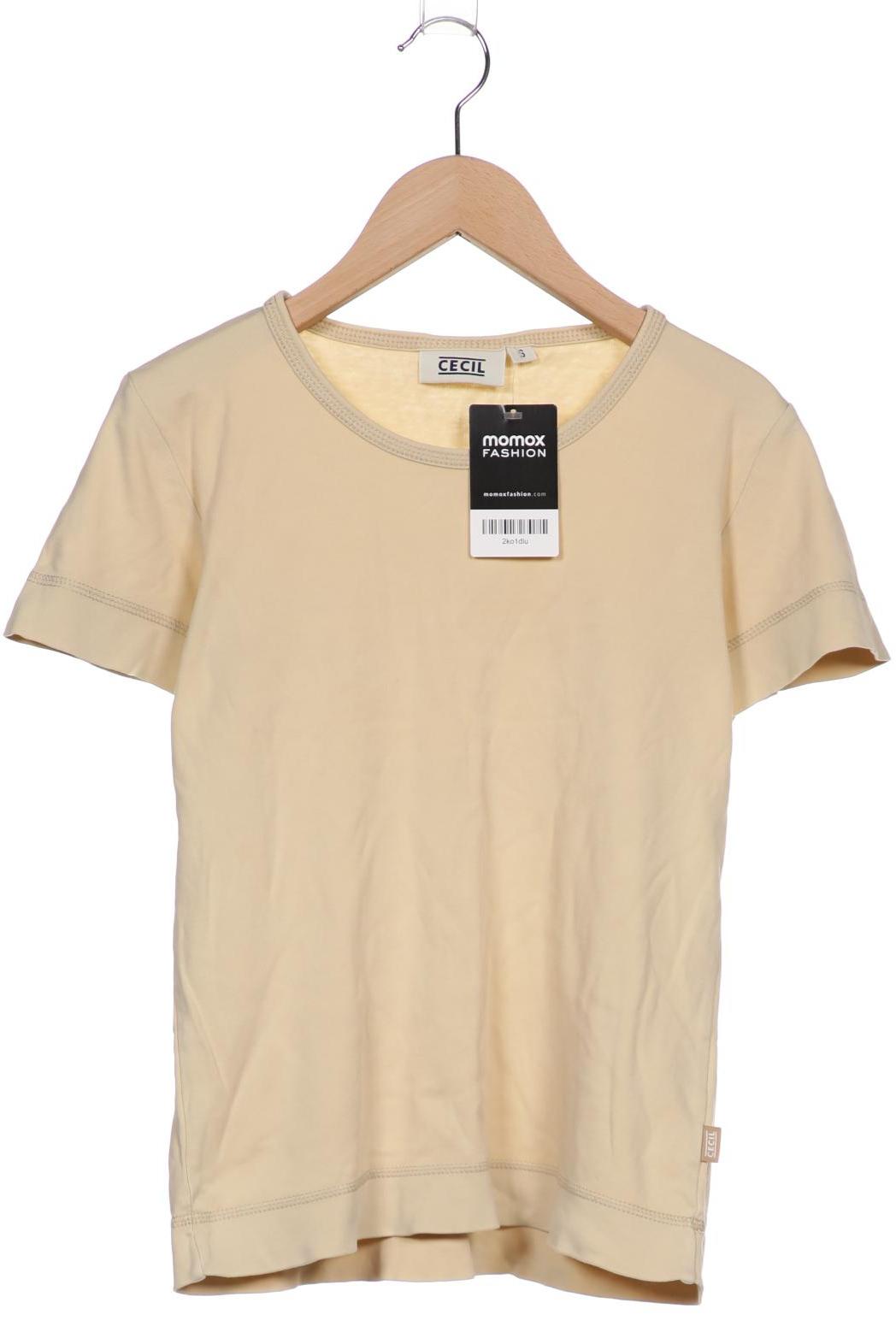 

CECIL Damen T-Shirt, cremeweiß