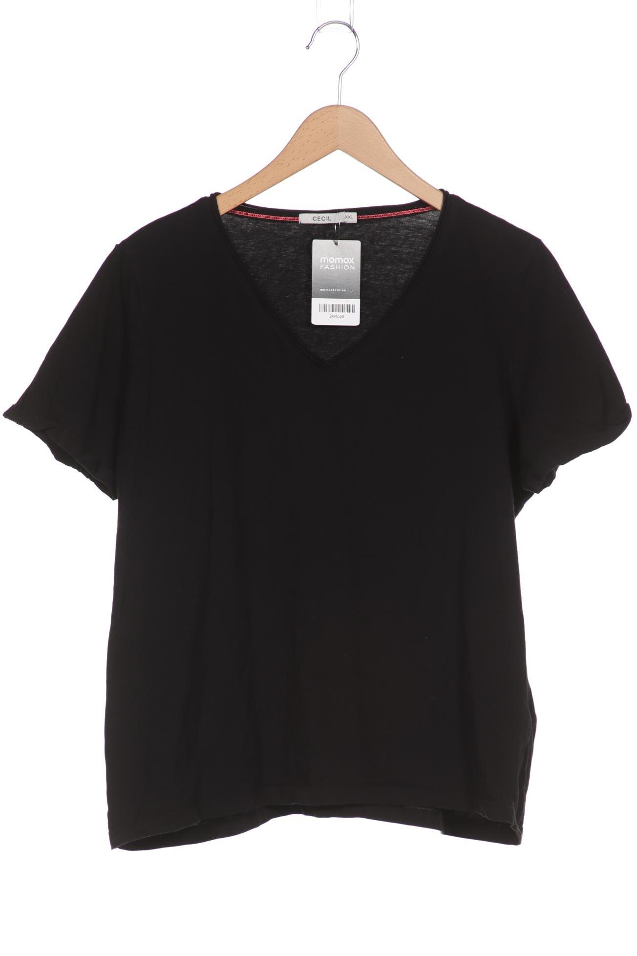 

CECIL Damen T-Shirt, schwarz