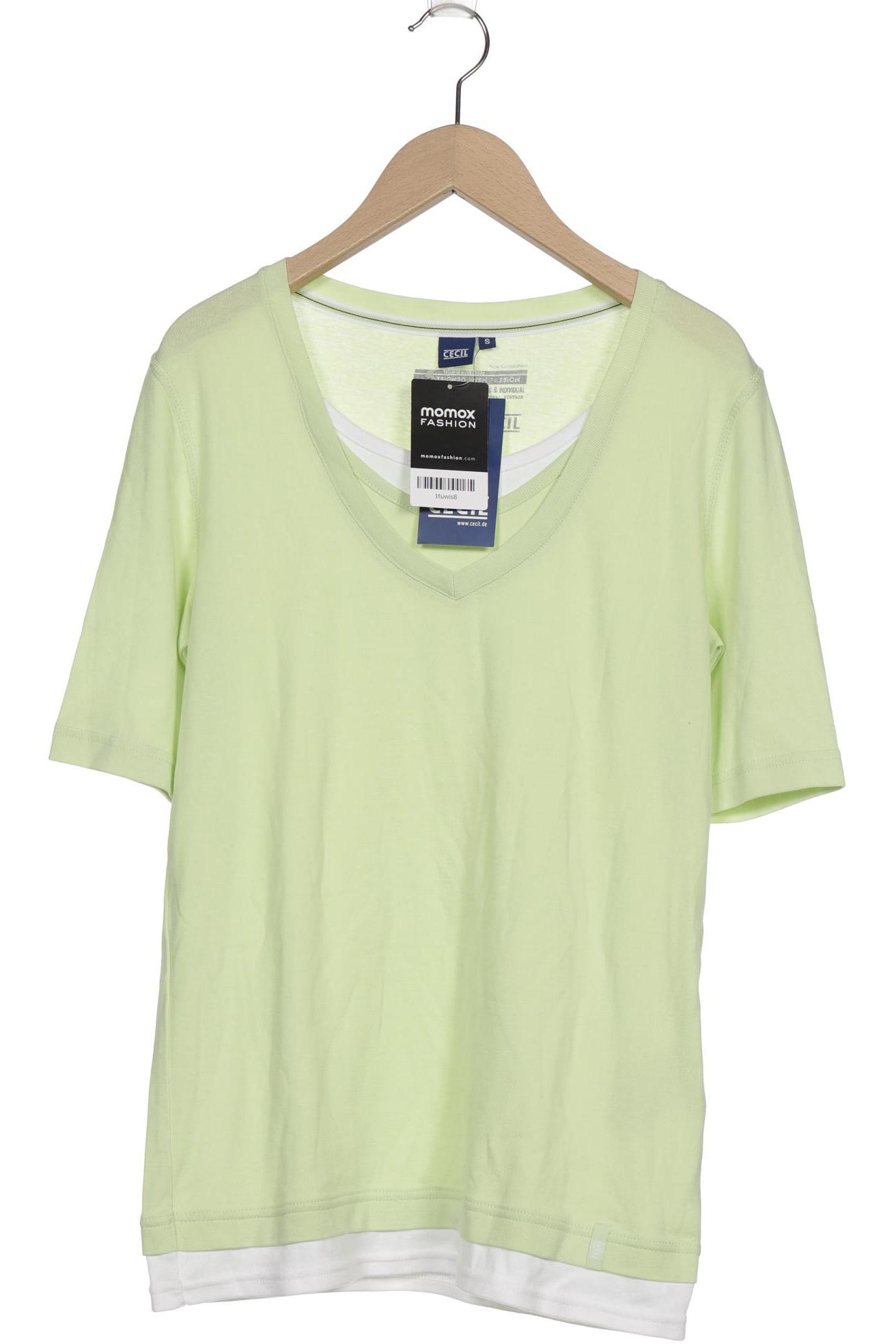 

CECIL Damen T-Shirt, hellgrün
