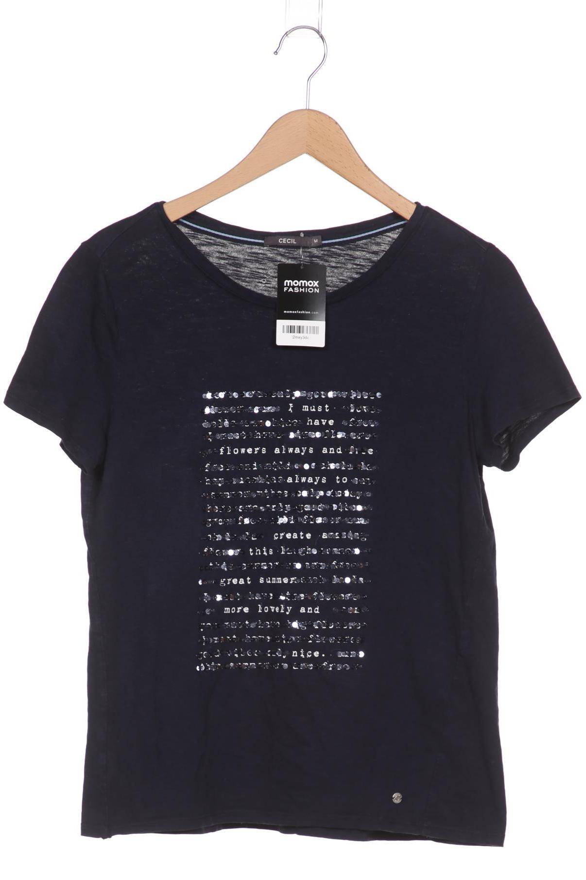 

Cecil Damen T-Shirt, marineblau, Gr. 38