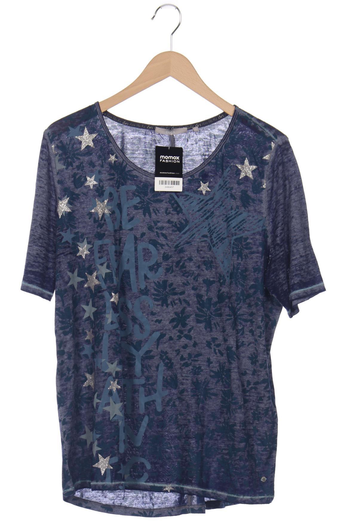 

CECIL Damen T-Shirt, blau