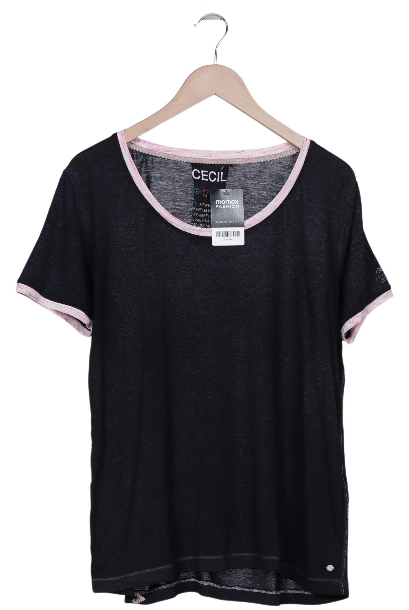 

Cecil Damen T-Shirt, schwarz, Gr. 44