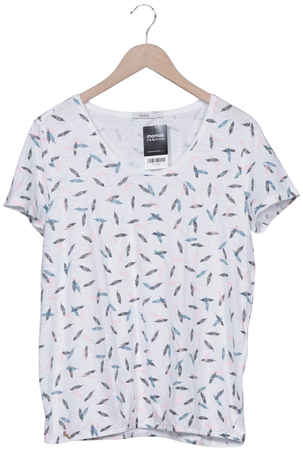 

Cecil Damen T-Shirt, weiß, Gr. 42
