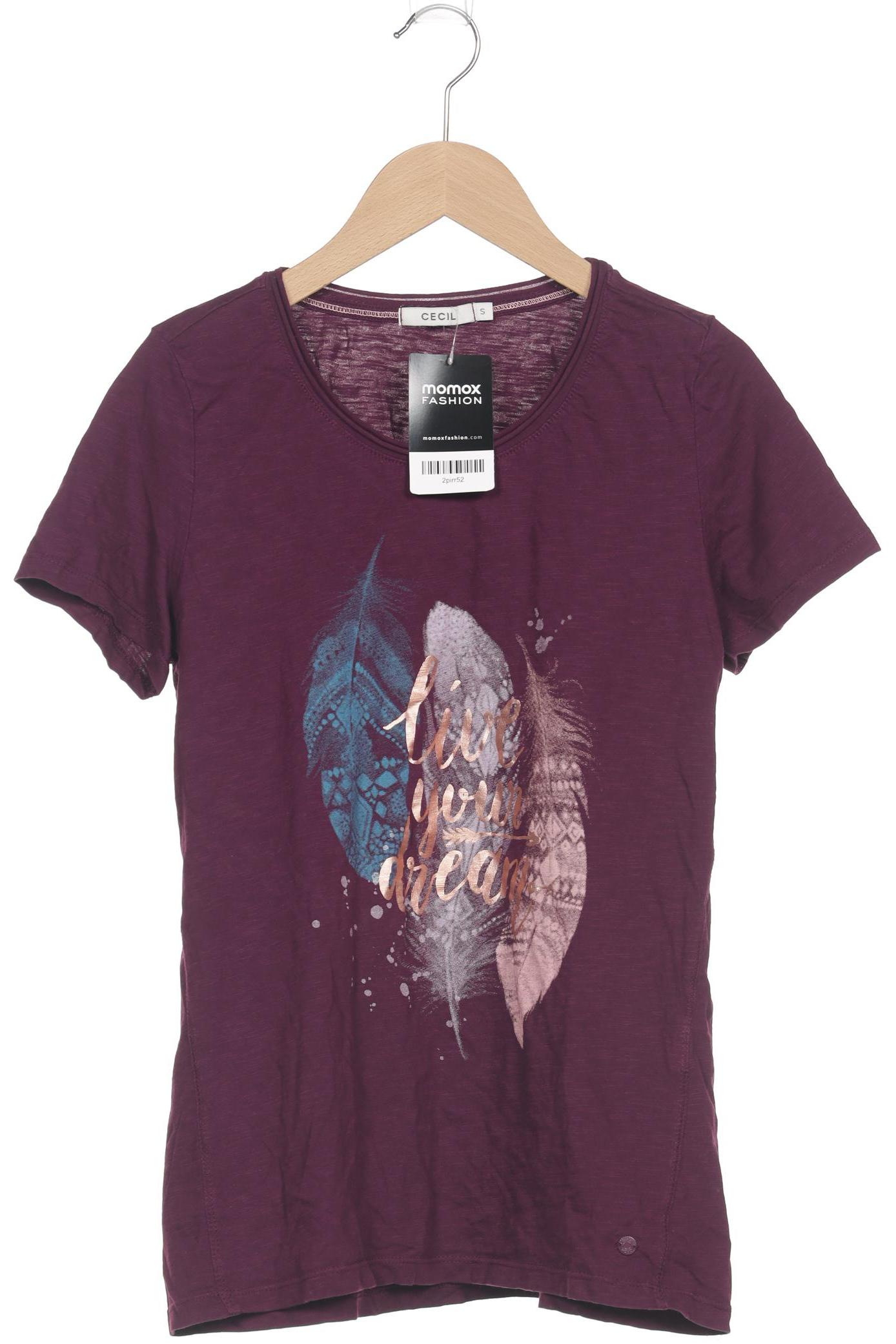 

Cecil Damen T-Shirt, bordeaux, Gr. 36