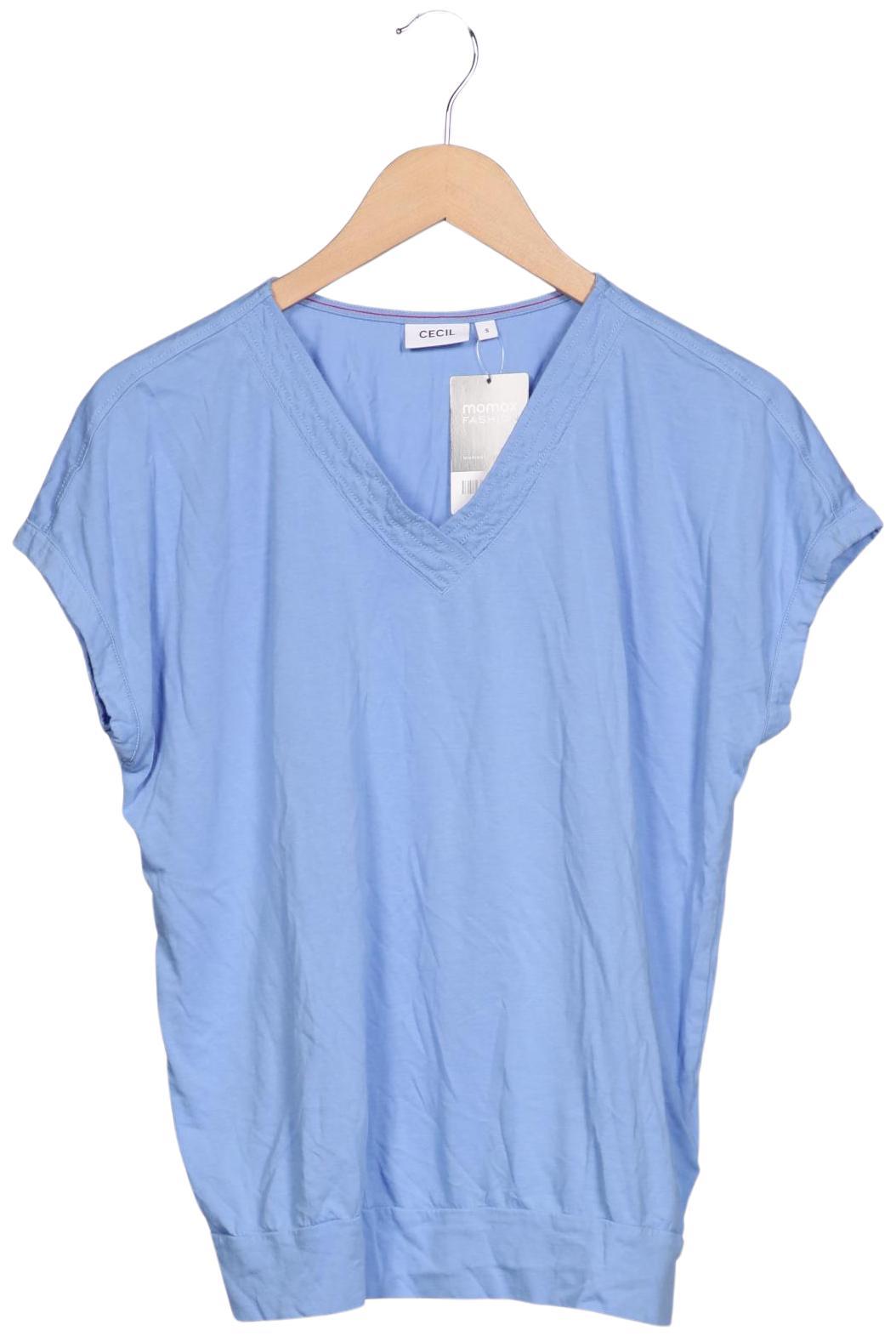 

Cecil Damen T-Shirt, hellblau, Gr. 36