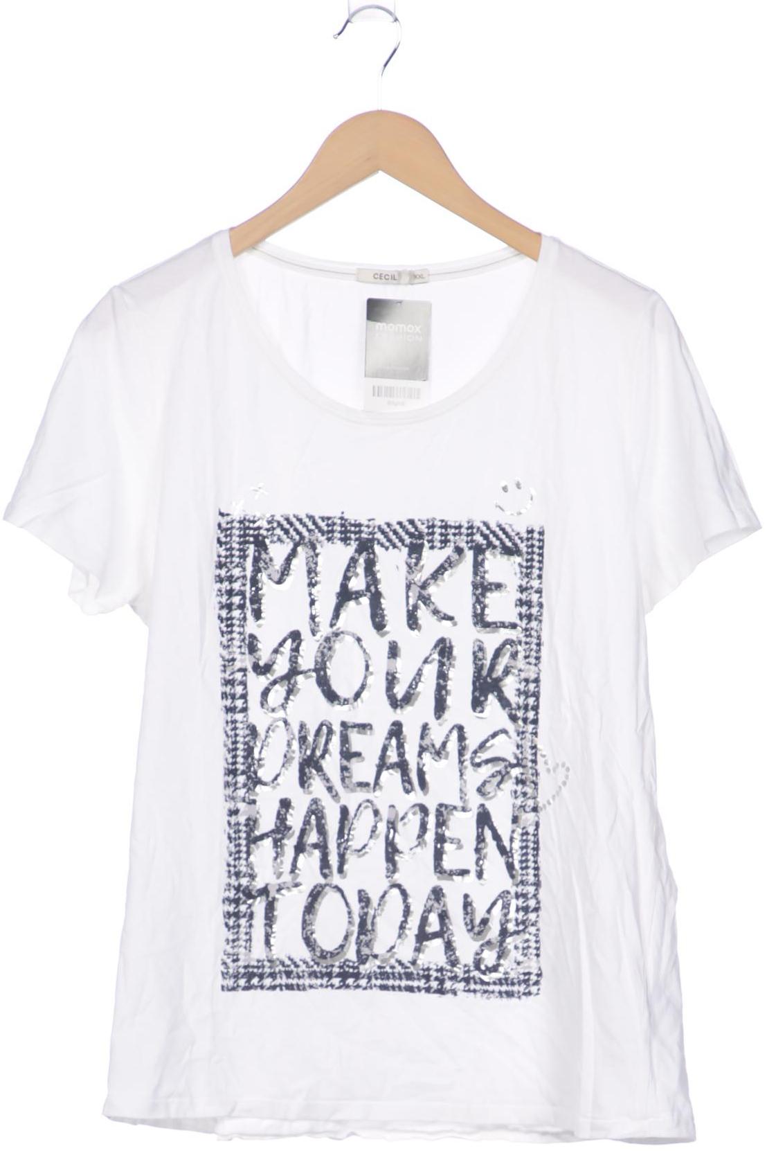 

Cecil Damen T-Shirt, weiß, Gr. 46