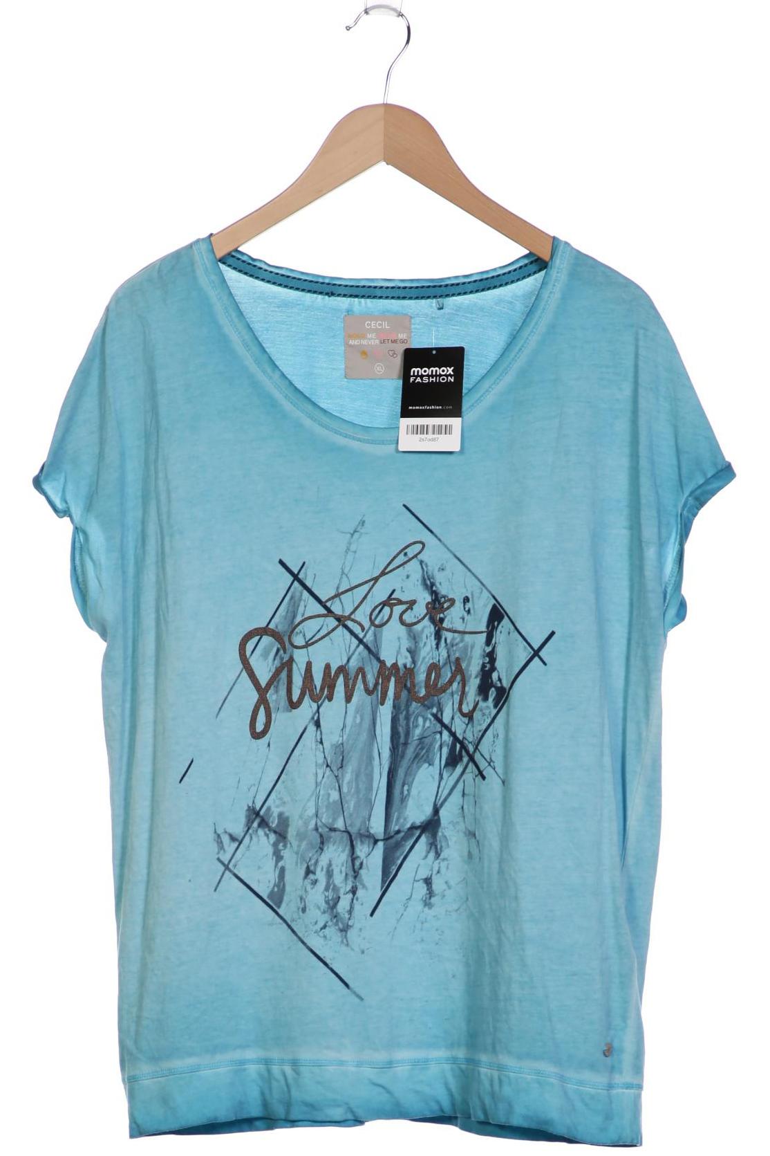 

Cecil Damen T-Shirt, blau, Gr. 44