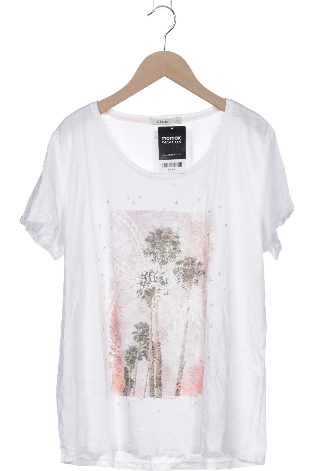 

CECIL Damen T-Shirt, weiß