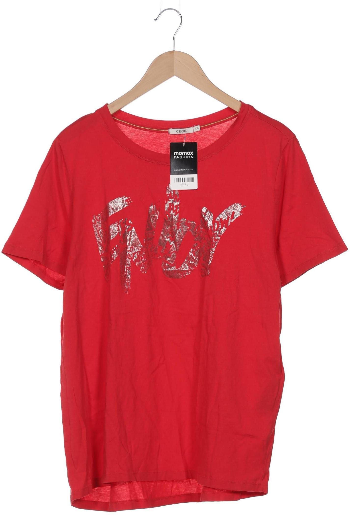 

Cecil Damen T-Shirt, rot, Gr. 46