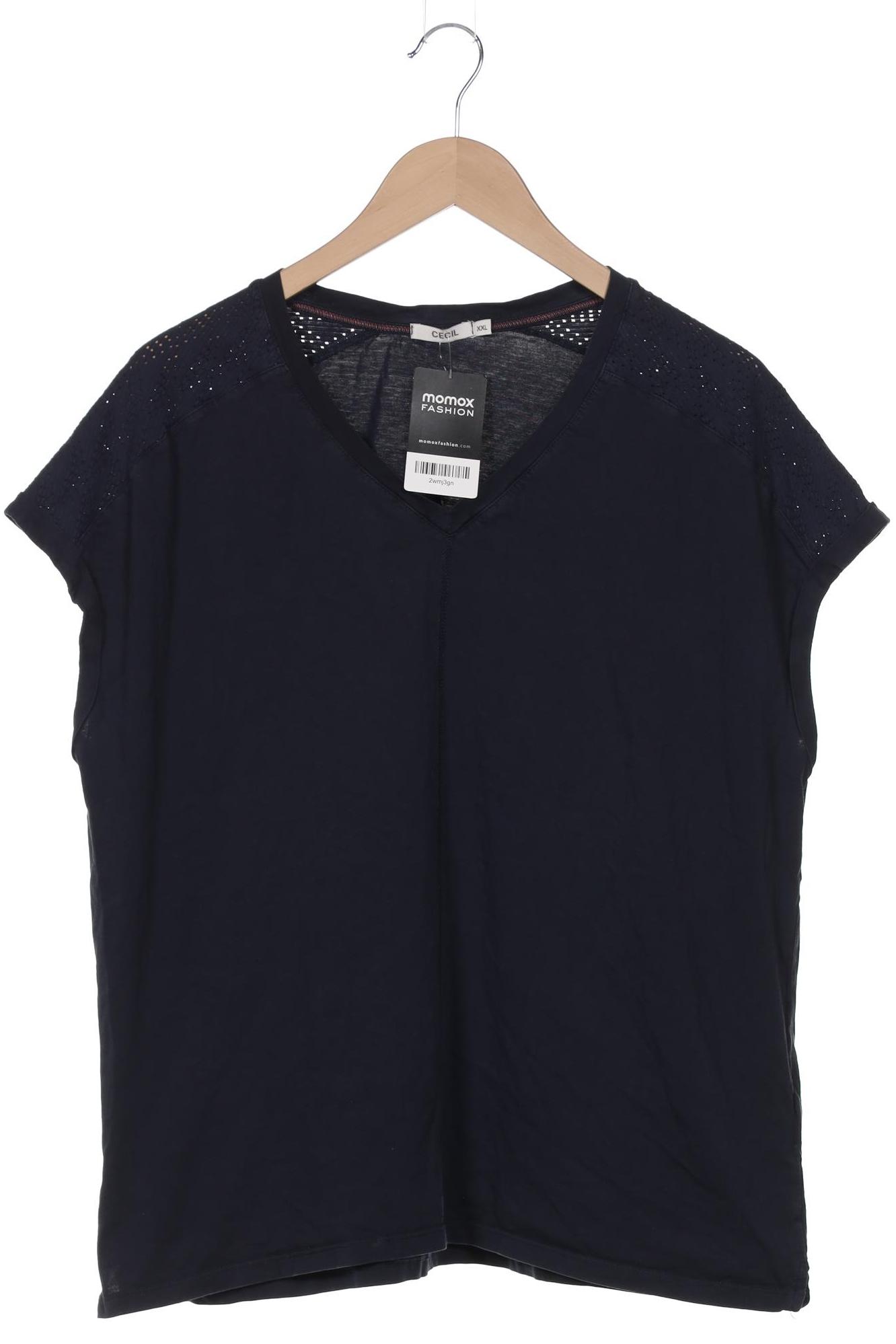 

Cecil Damen T-Shirt, marineblau, Gr. 46