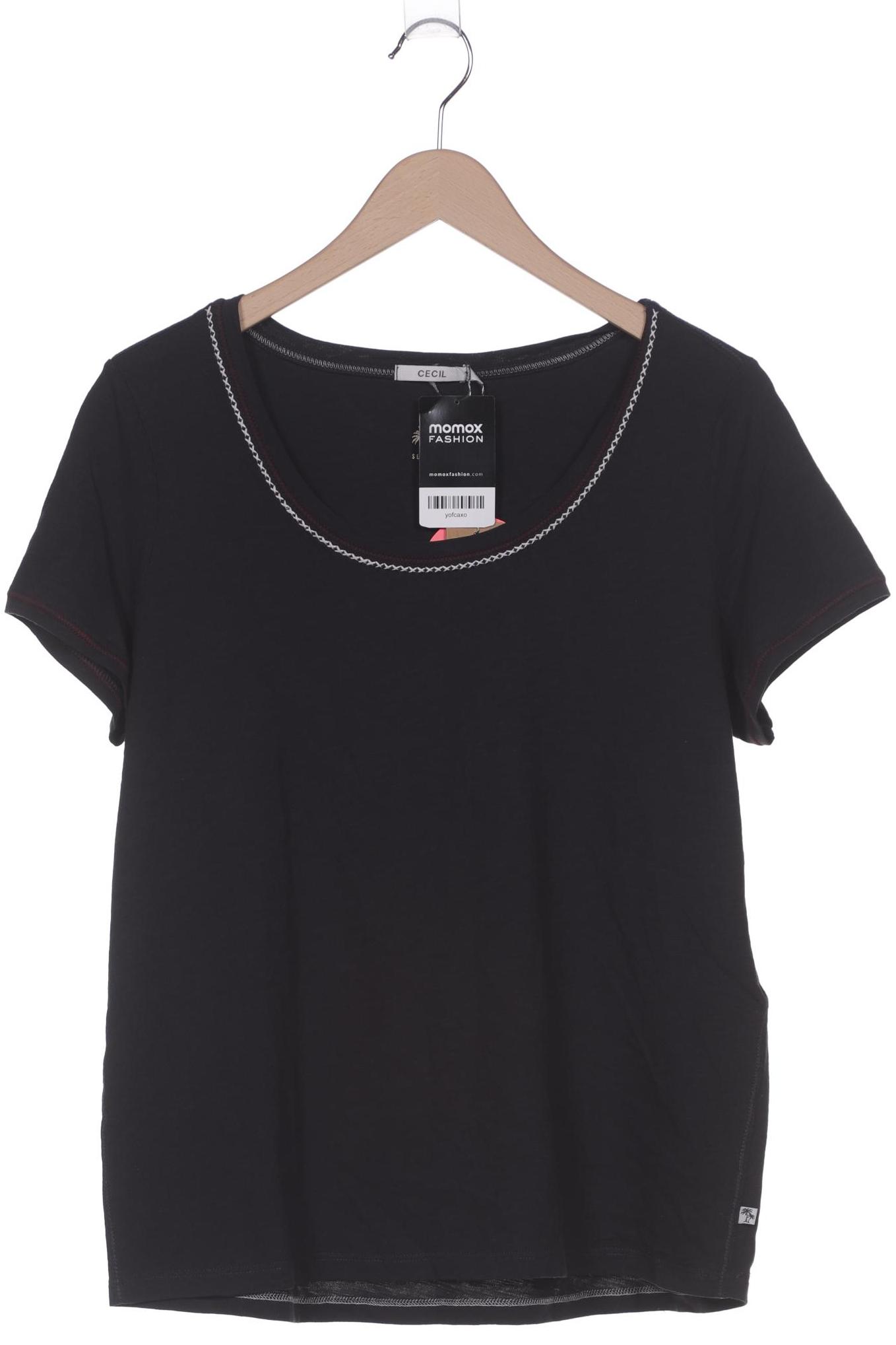 

Cecil Damen T-Shirt, schwarz, Gr. 38