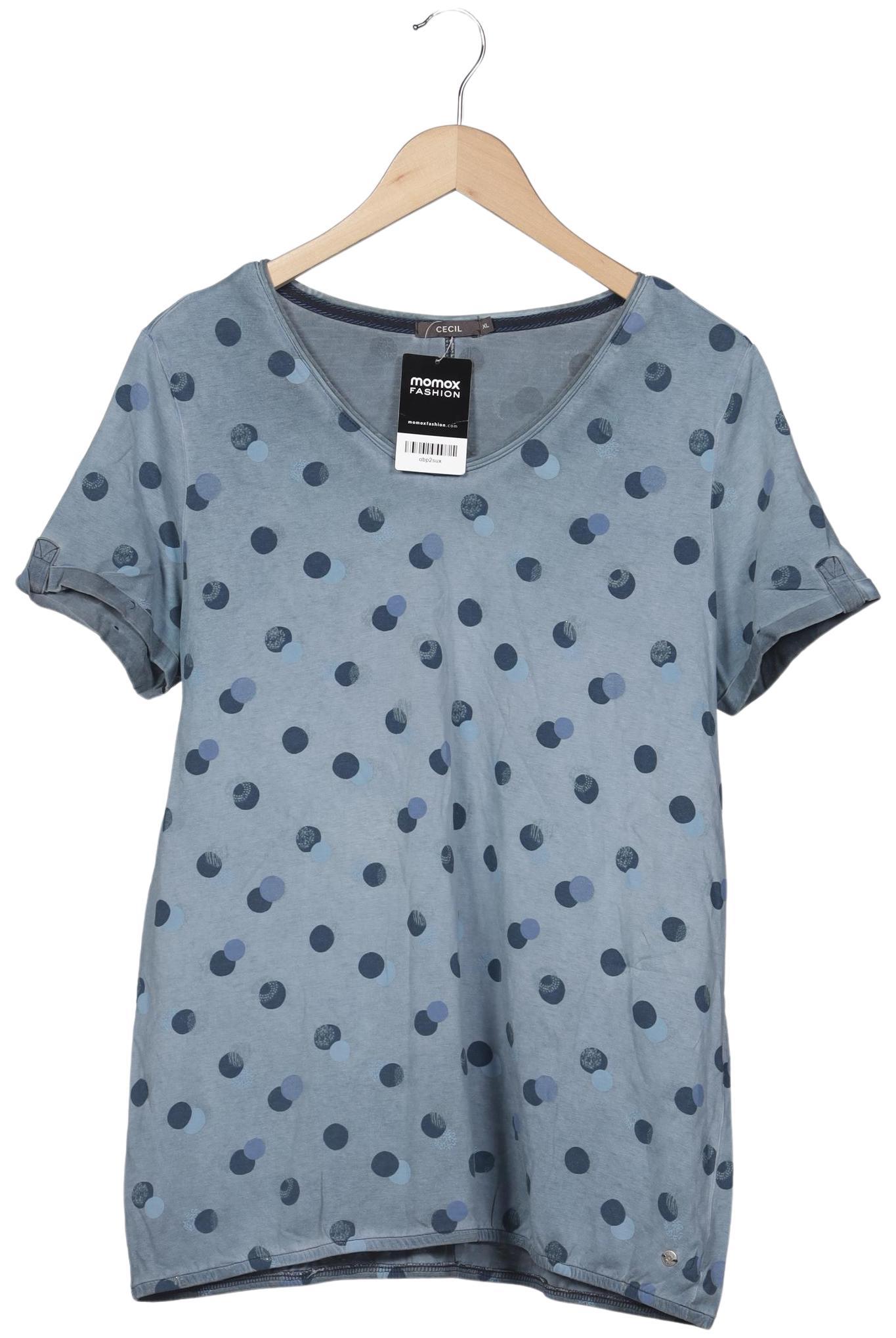 

Cecil Damen T-Shirt, blau, Gr. 44