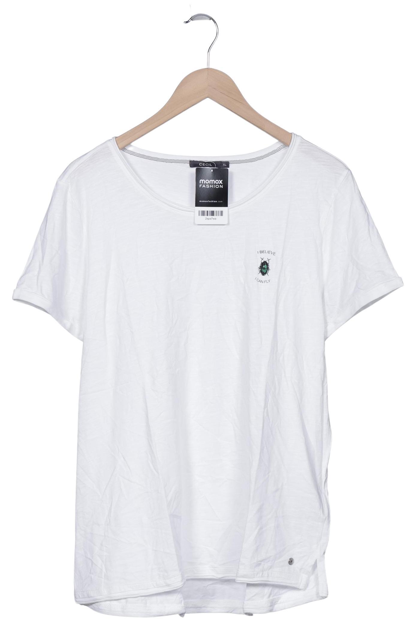 

Cecil Damen T-Shirt, weiß, Gr. 44