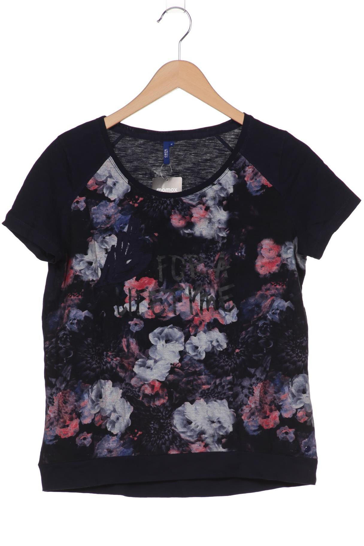 

CECIL Damen T-Shirt, marineblau