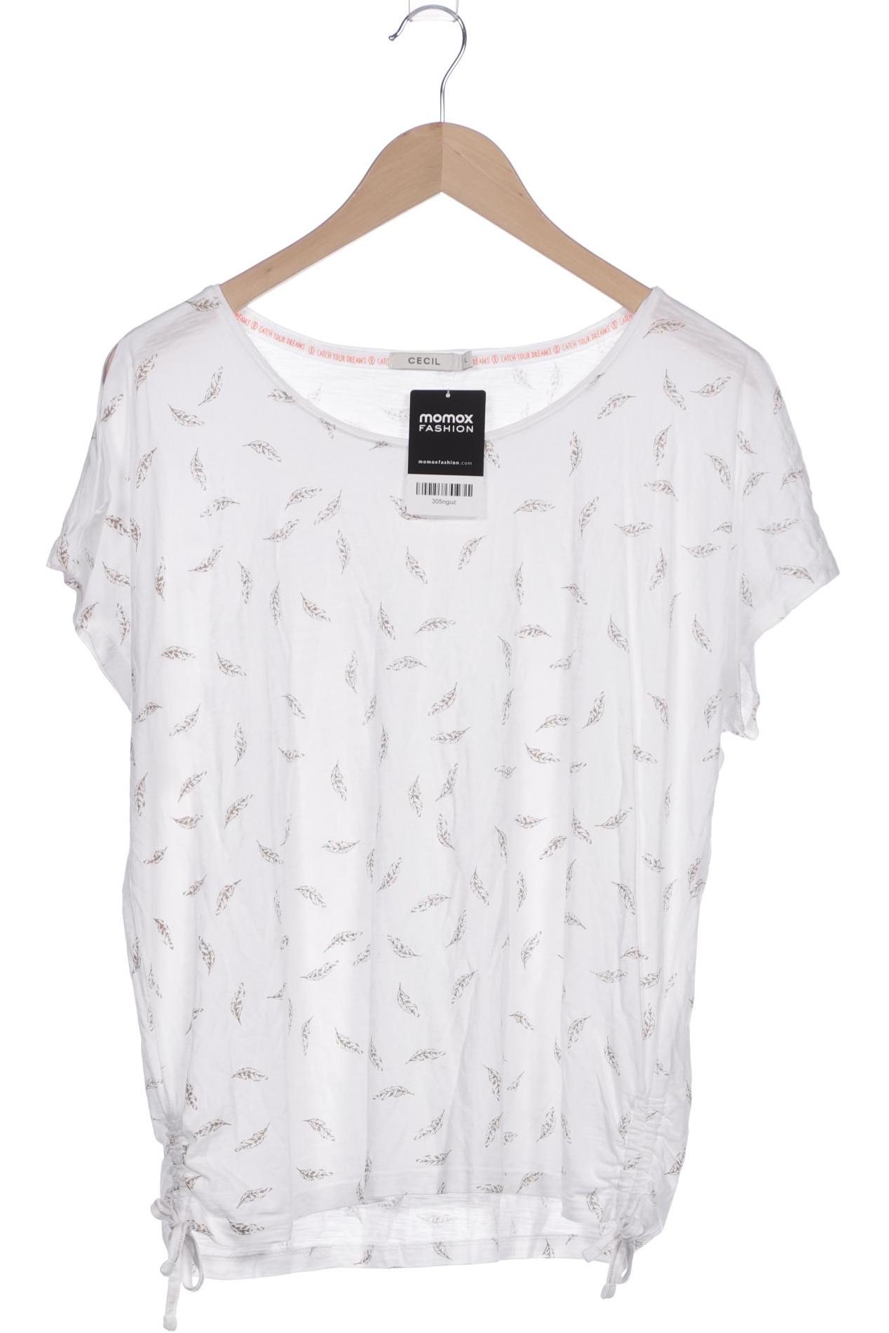 

Cecil Damen T-Shirt, weiß, Gr. 42