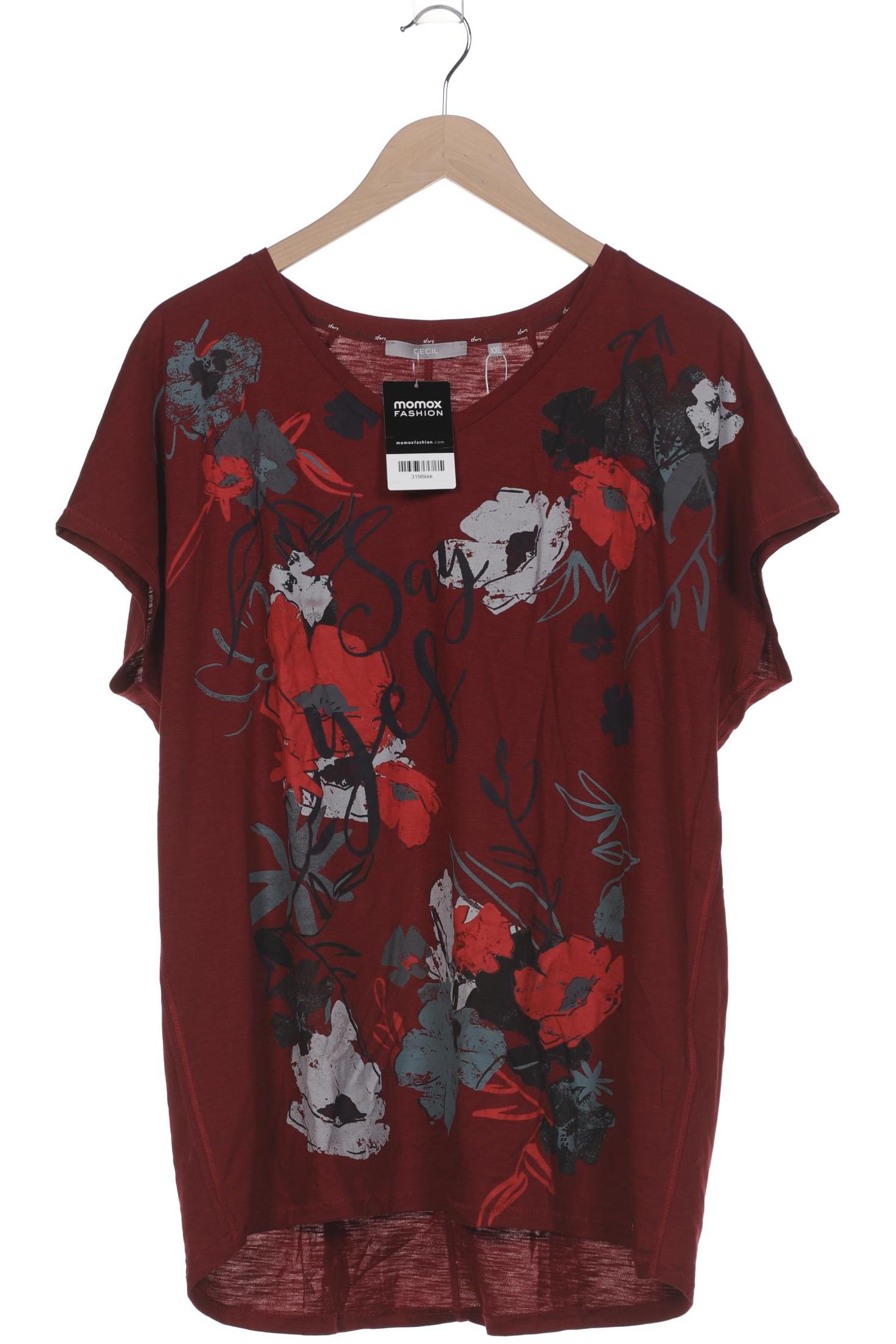 

Cecil Damen T-Shirt, bordeaux, Gr. 46