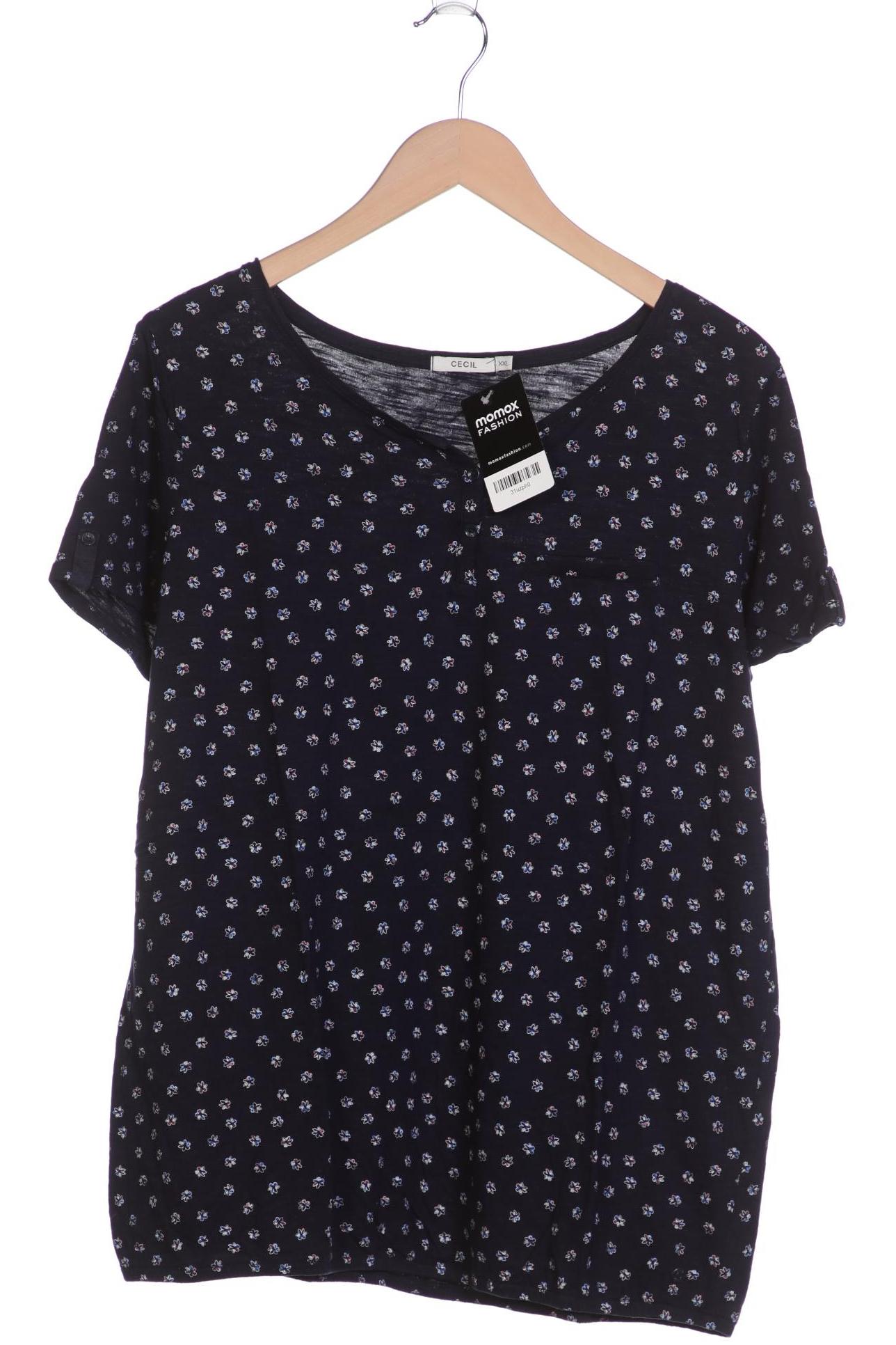 

CECIL Damen T-Shirt, marineblau