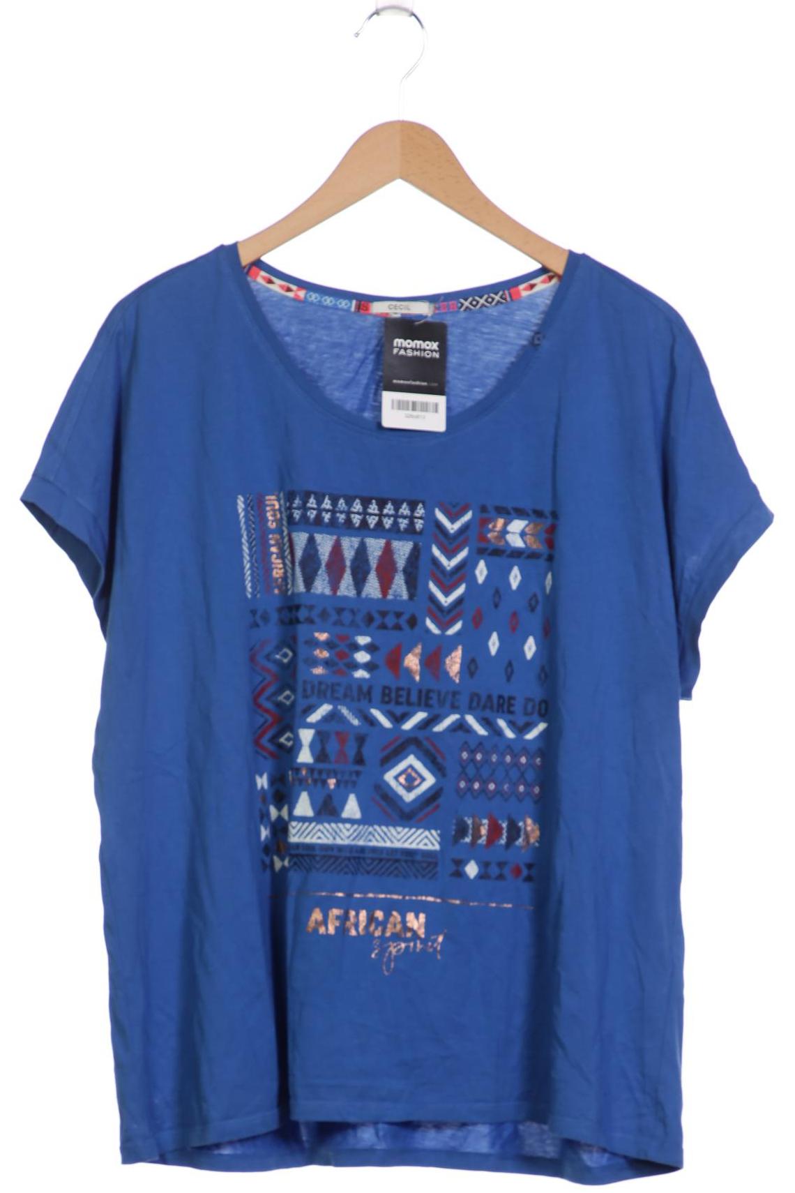 

Cecil Damen T-Shirt, blau, Gr. 46