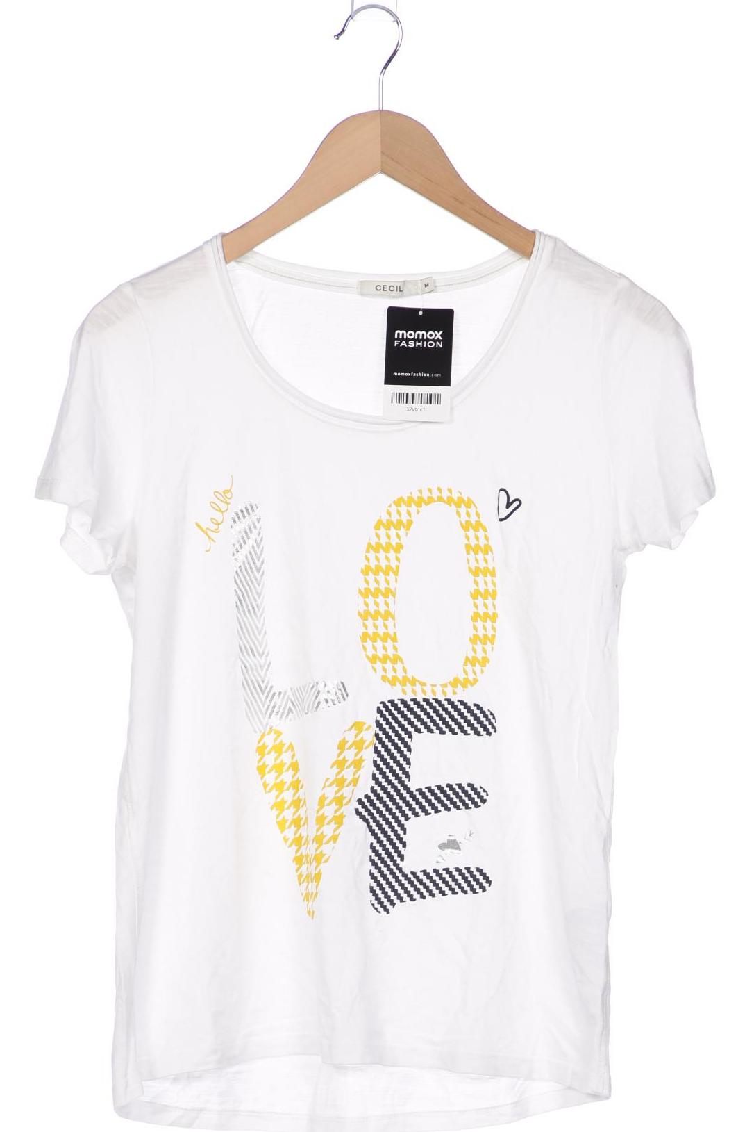 

Cecil Damen T-Shirt, weiß, Gr. 38