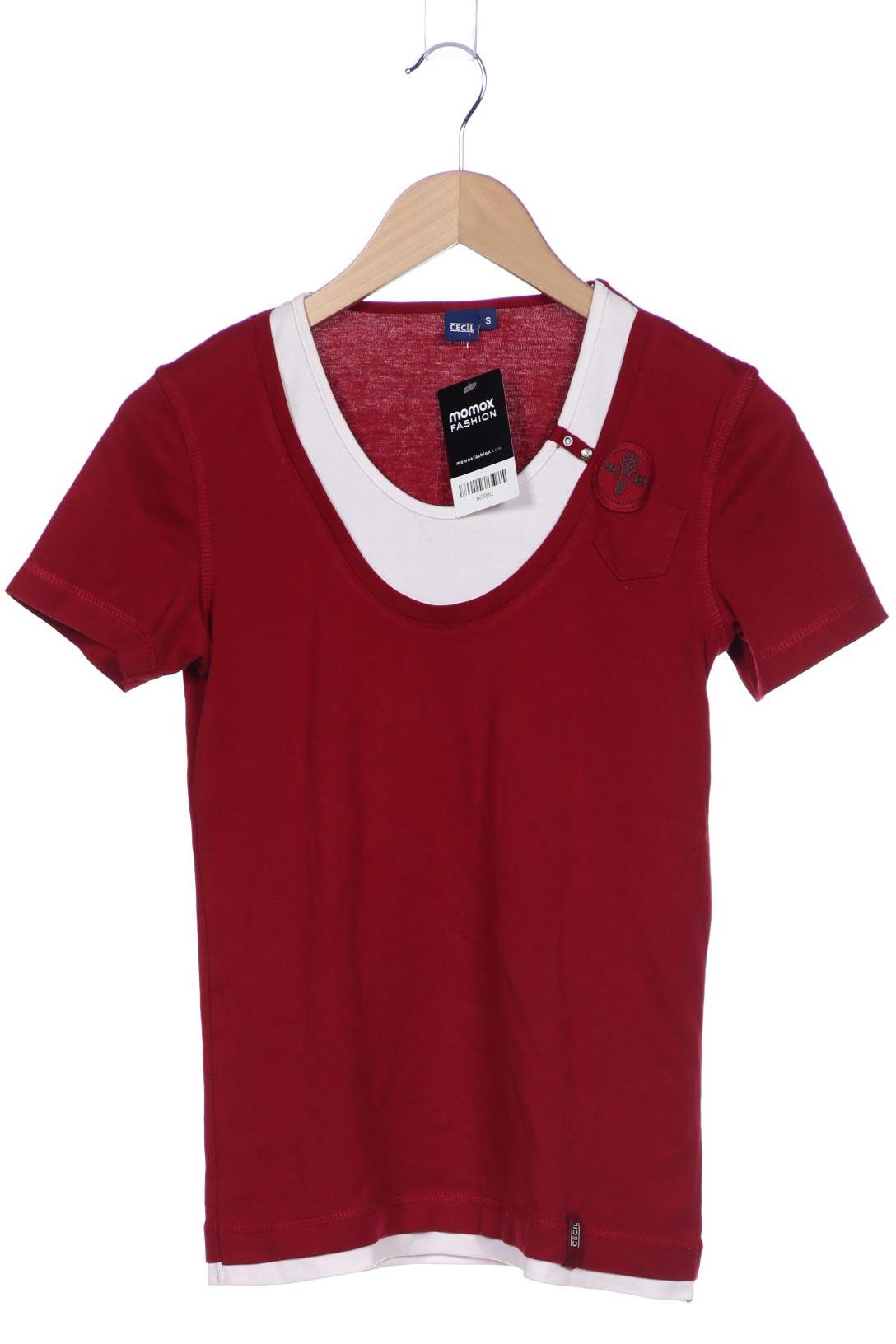 

Cecil Damen T-Shirt, bordeaux, Gr. 36