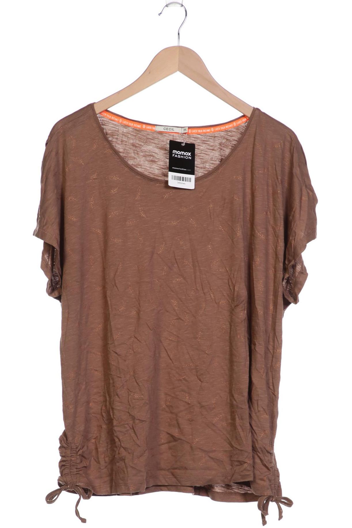 

Cecil Damen T-Shirt, braun, Gr. 46