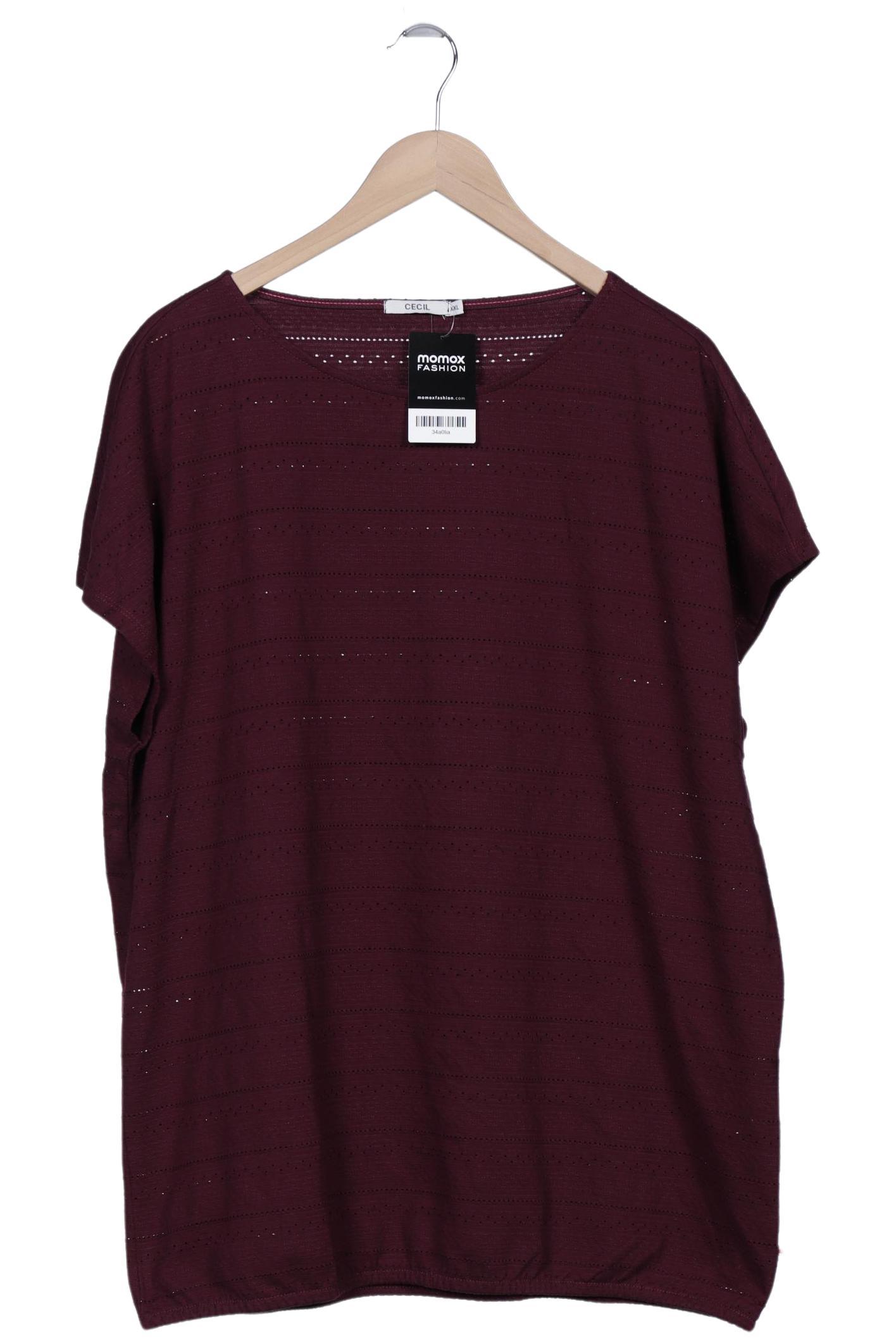 

Cecil Damen T-Shirt, bordeaux, Gr. 46