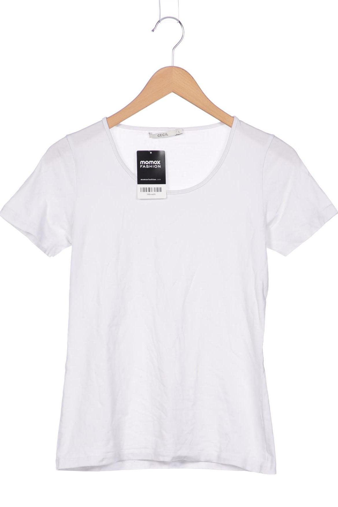 

Cecil Damen T-Shirt, weiß, Gr. 42