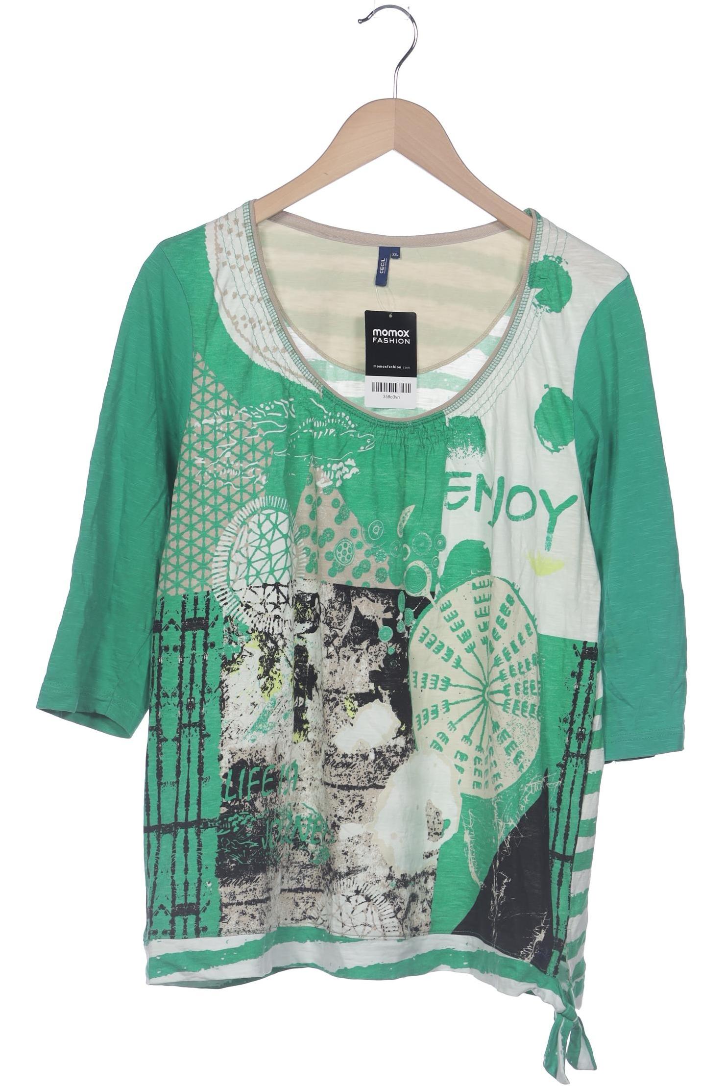 

Cecil Damen T-Shirt, grün, Gr. 46