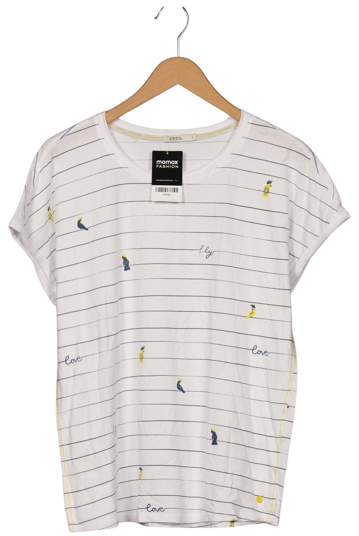 

Cecil Damen T-Shirt, weiß, Gr. 42