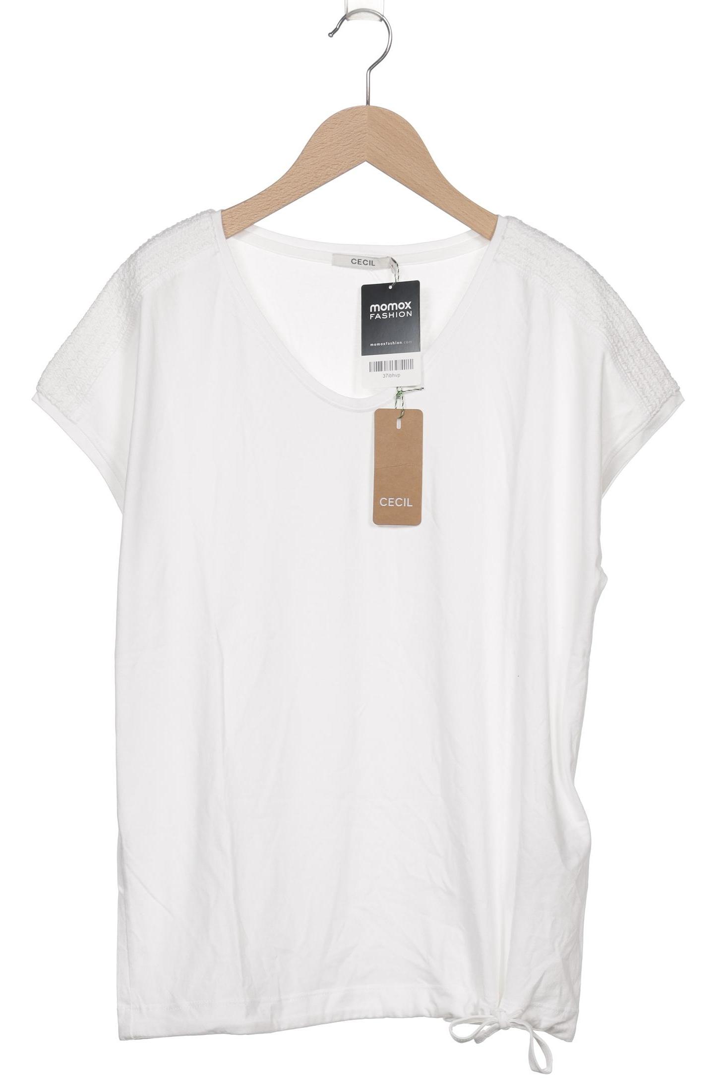 

Cecil Damen T-Shirt, weiß, Gr. 36