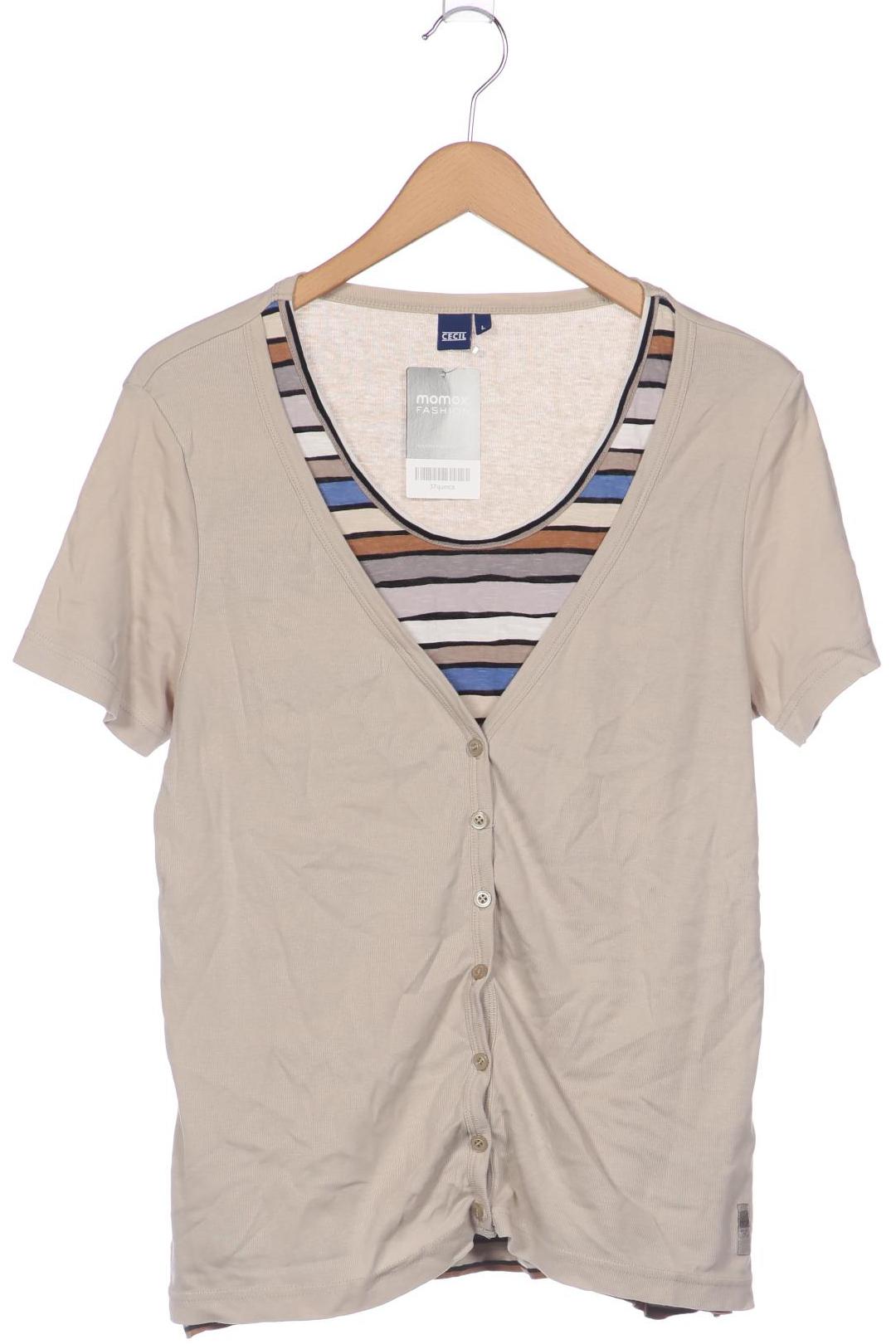 

Cecil Damen T-Shirt, beige, Gr. 42