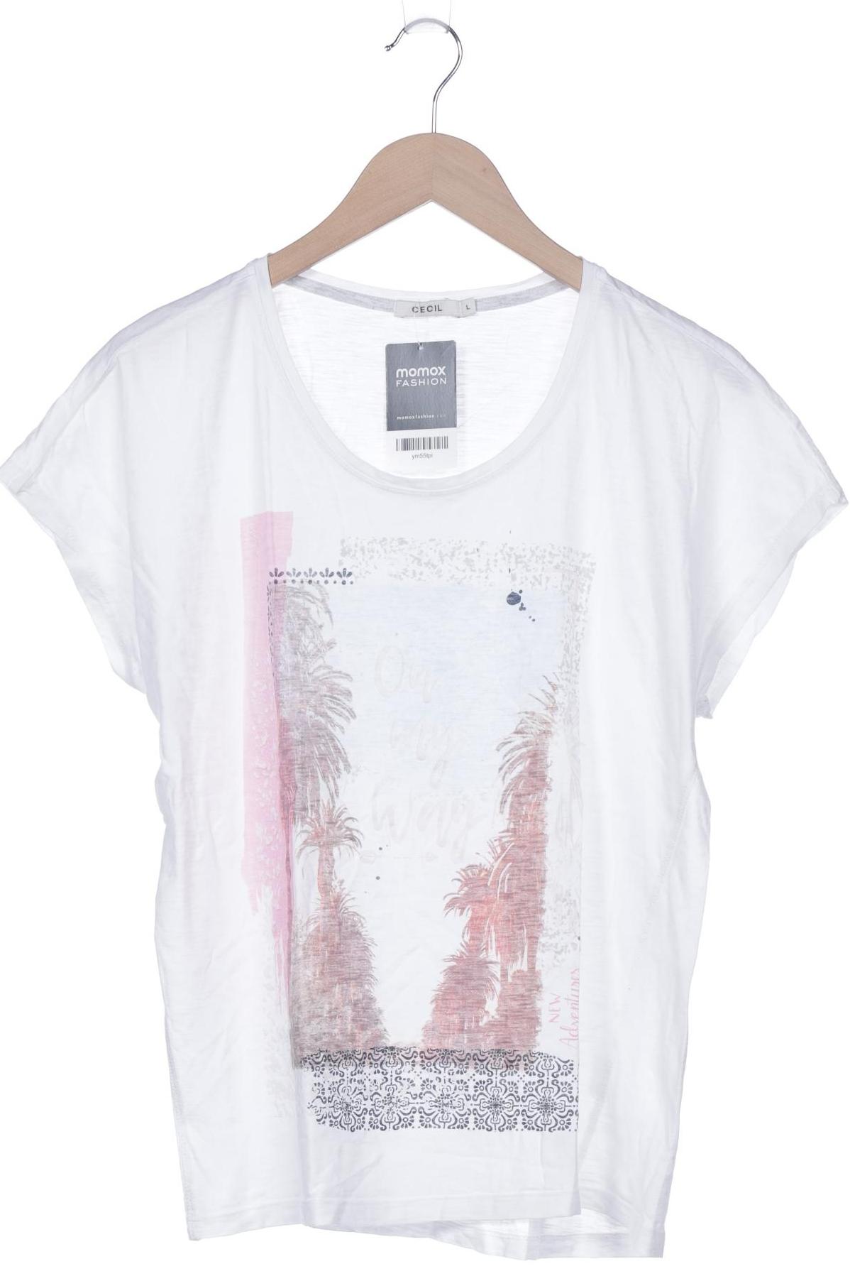 

Cecil Damen T-Shirt, weiß, Gr. 42