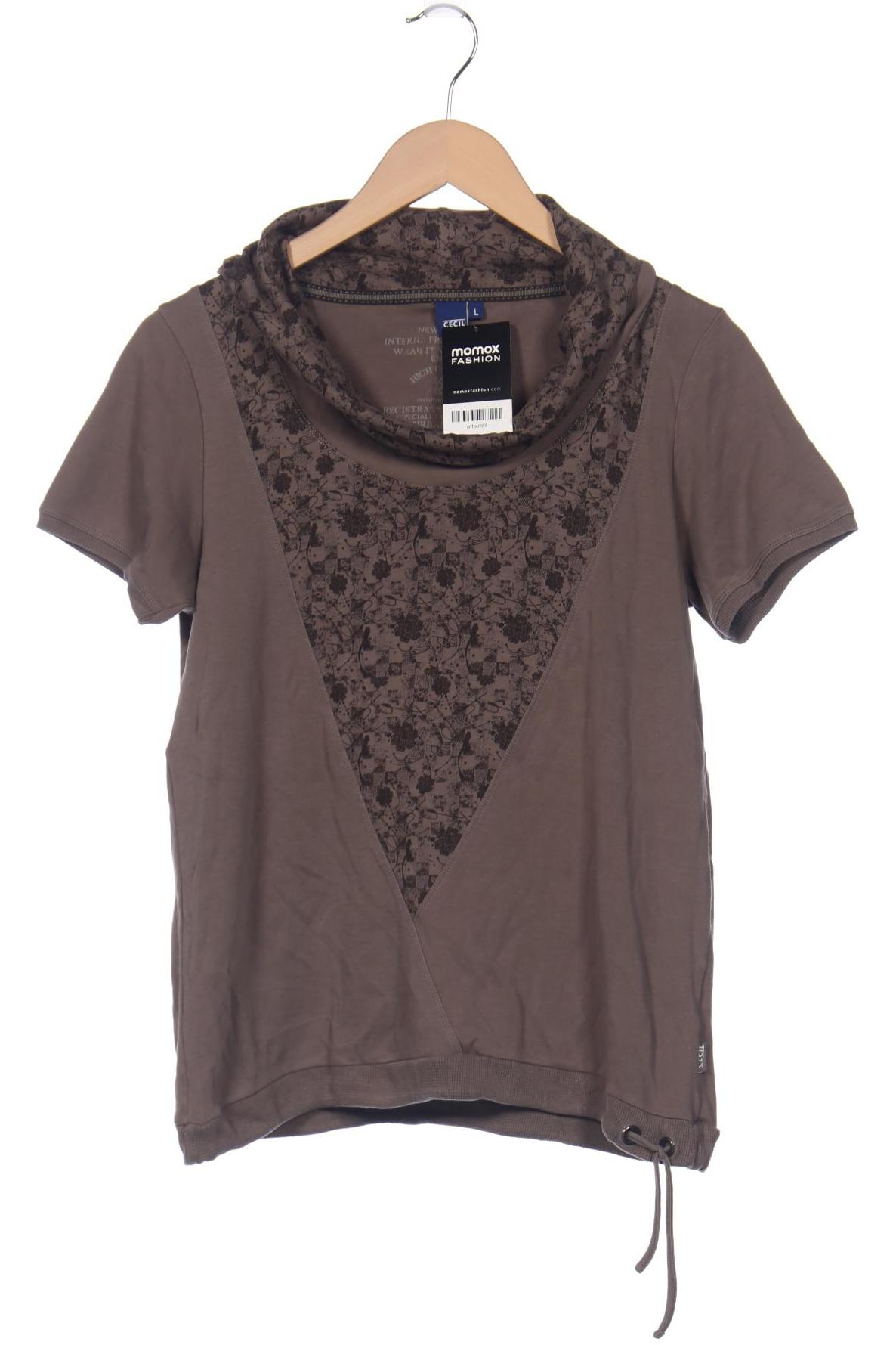 

Cecil Damen T-Shirt, braun, Gr. 42