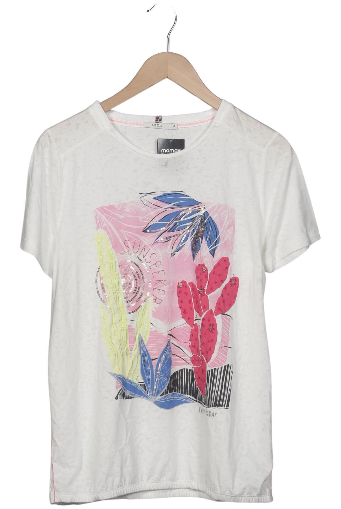 

Cecil Damen T-Shirt, mehrfarbig, Gr. 38