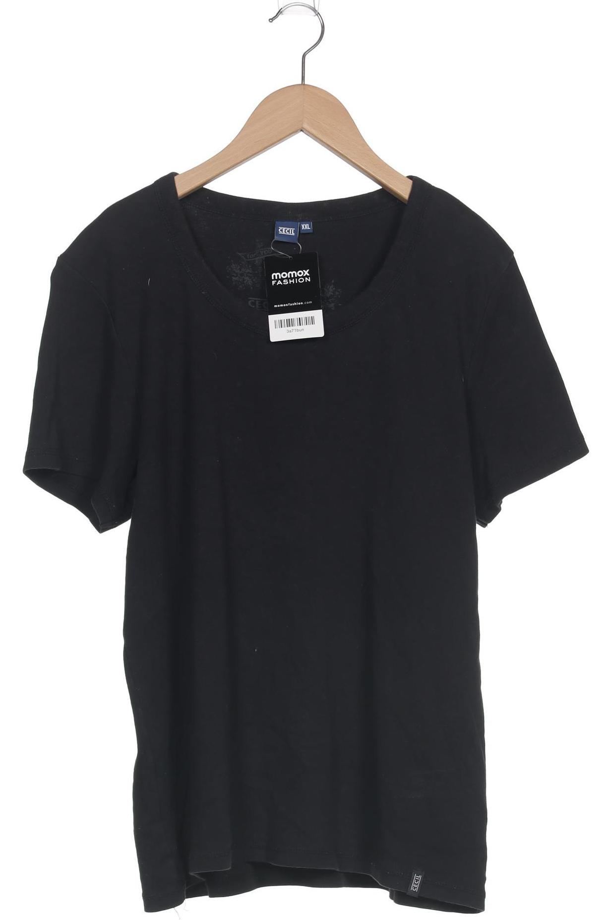 

Cecil Damen T-Shirt, schwarz, Gr. 46