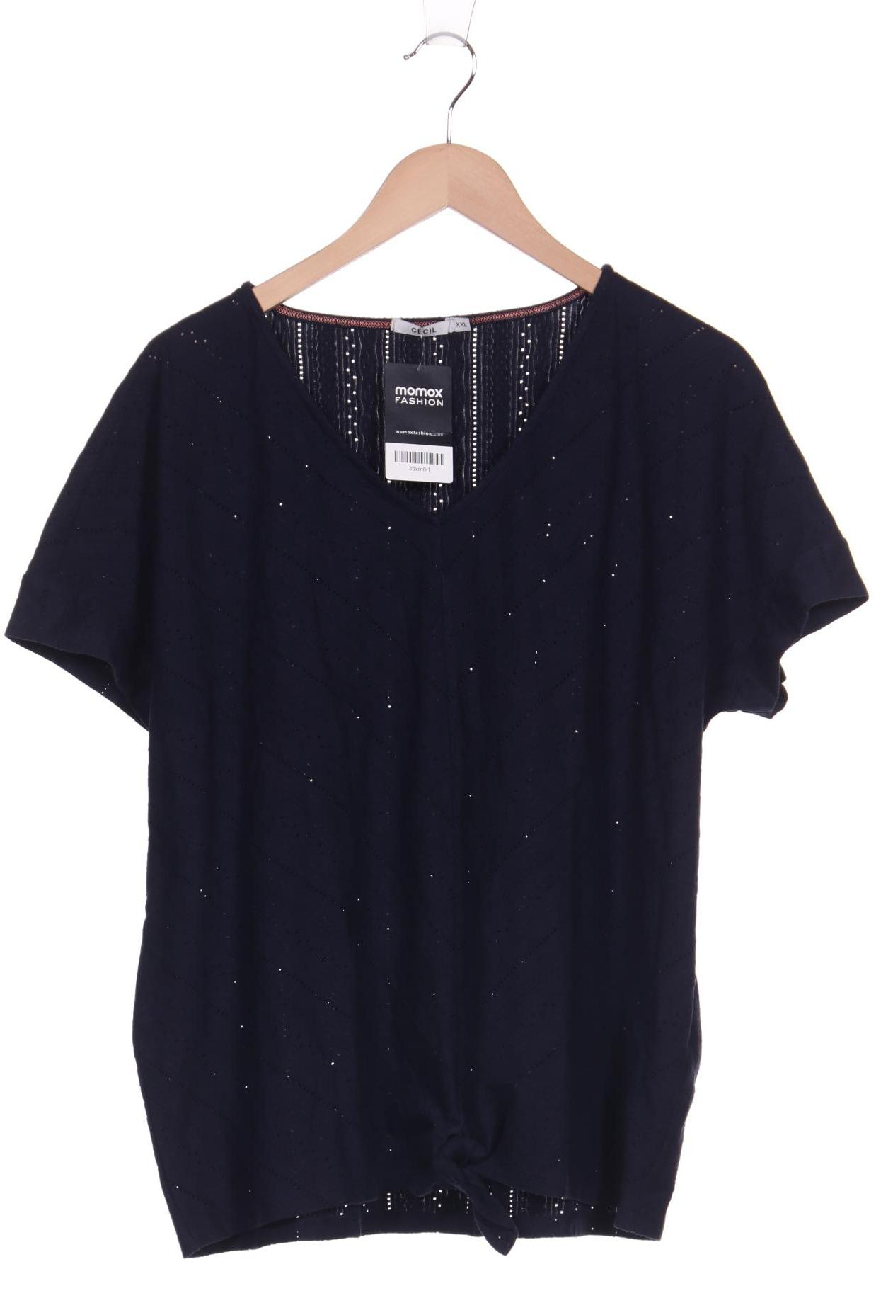 

CECIL Damen T-Shirt, marineblau