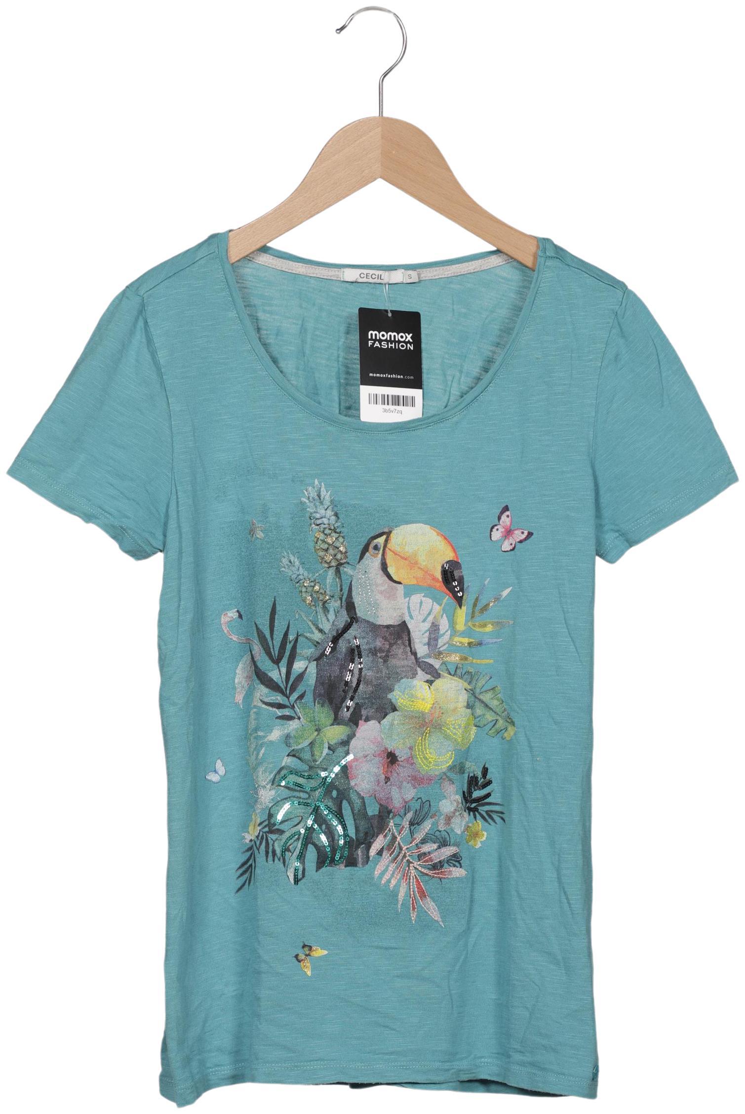 

Cecil Damen T-Shirt, türkis, Gr. 36