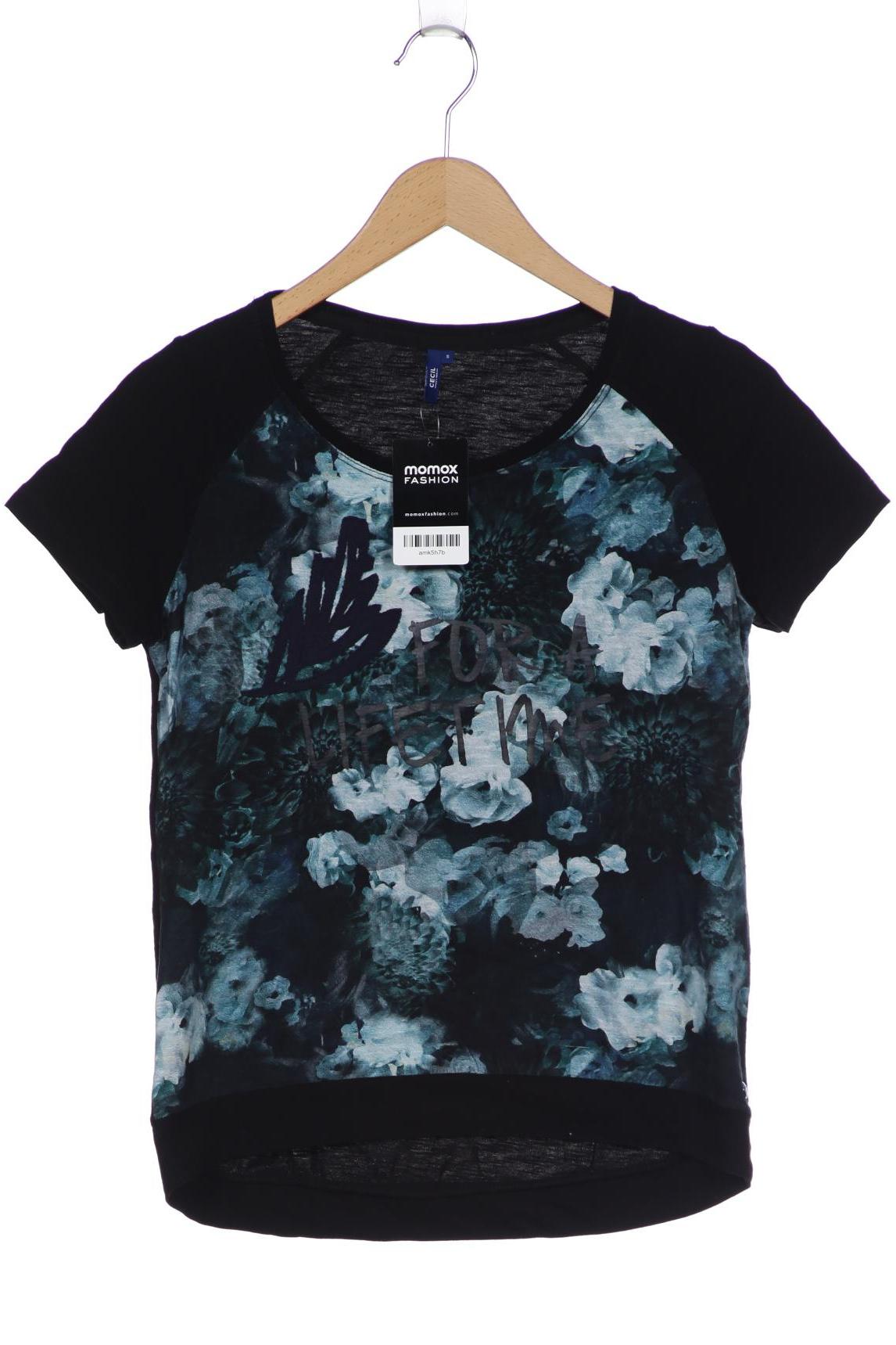 

Cecil Damen T-Shirt, schwarz, Gr. 36