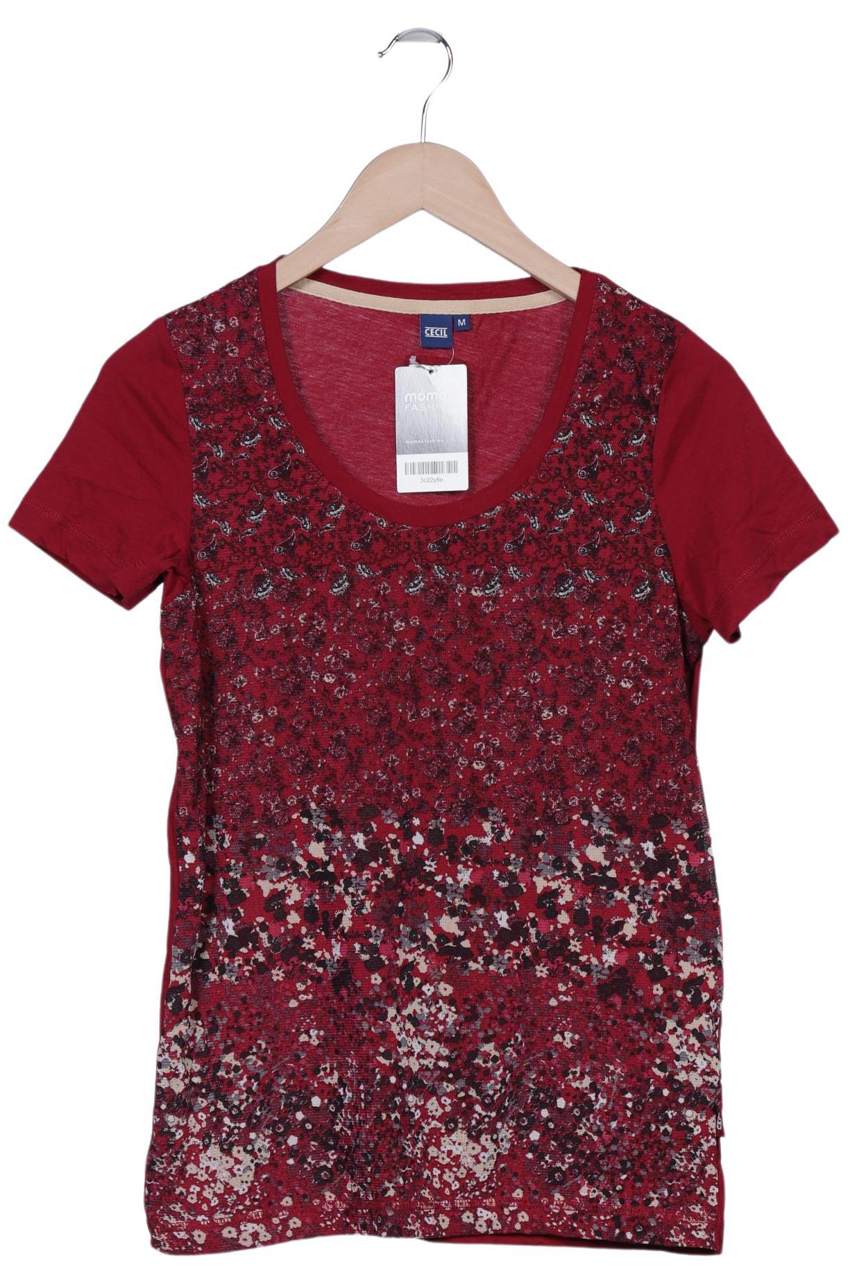 

Cecil Damen T-Shirt, bordeaux, Gr. 38