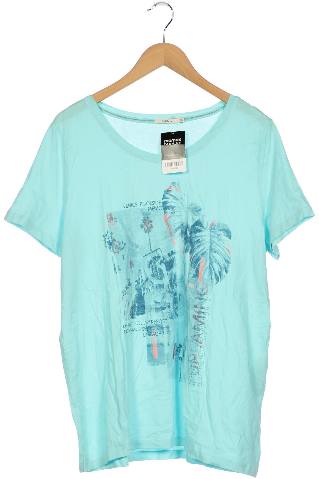 

Cecil Damen T-Shirt, hellblau, Gr. 46