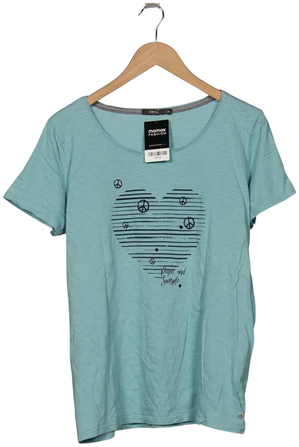 

Cecil Damen T-Shirt, hellblau, Gr. 44