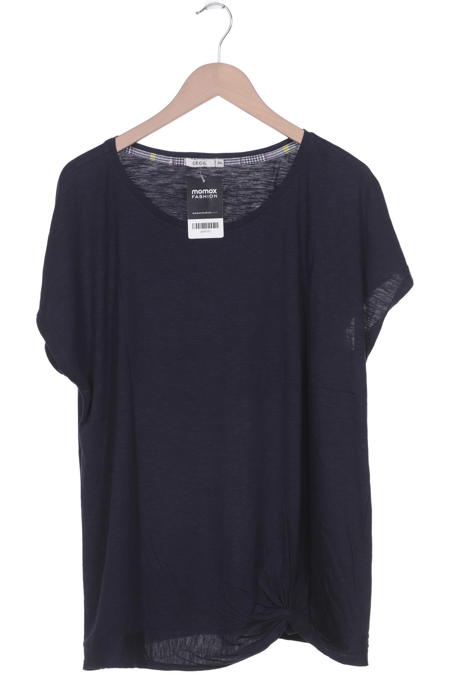 

CECIL Damen T-Shirt, marineblau