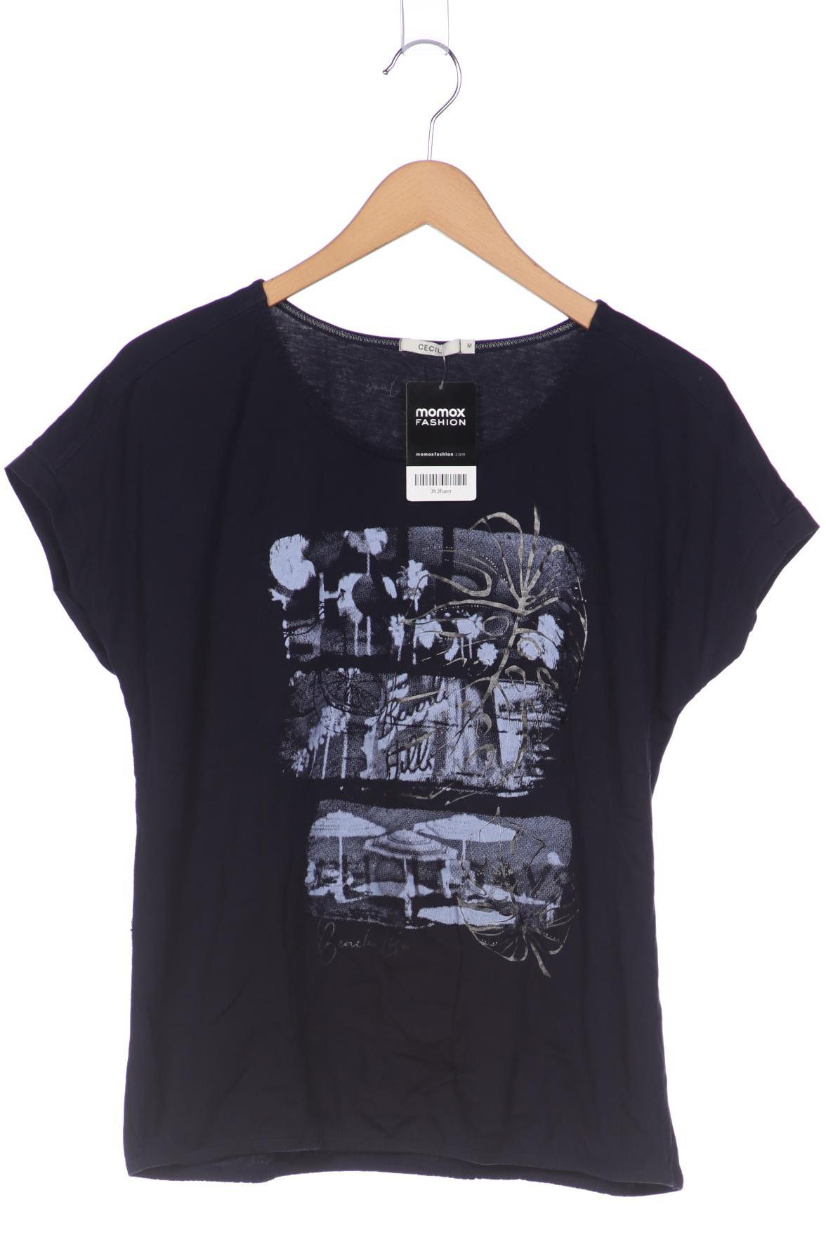 

Cecil Damen T-Shirt, marineblau, Gr. 38