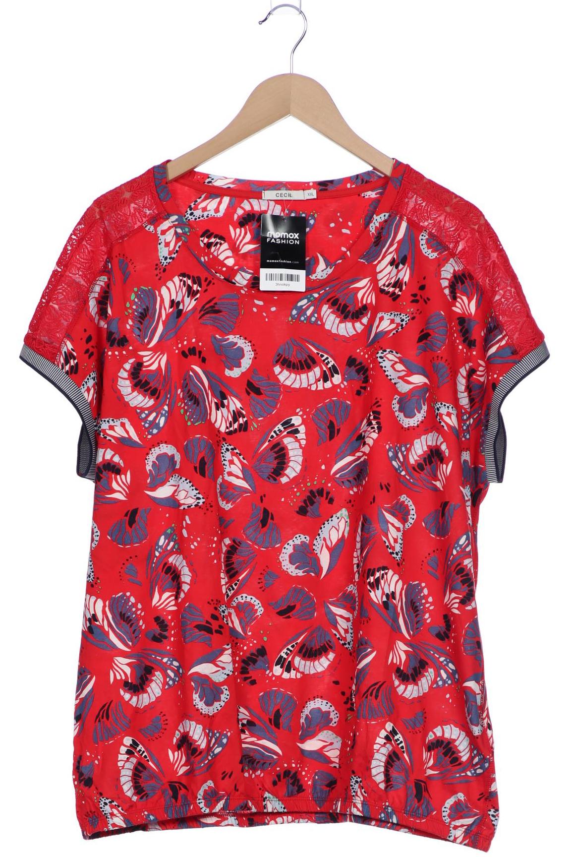 

Cecil Damen T-Shirt, rot, Gr. 46