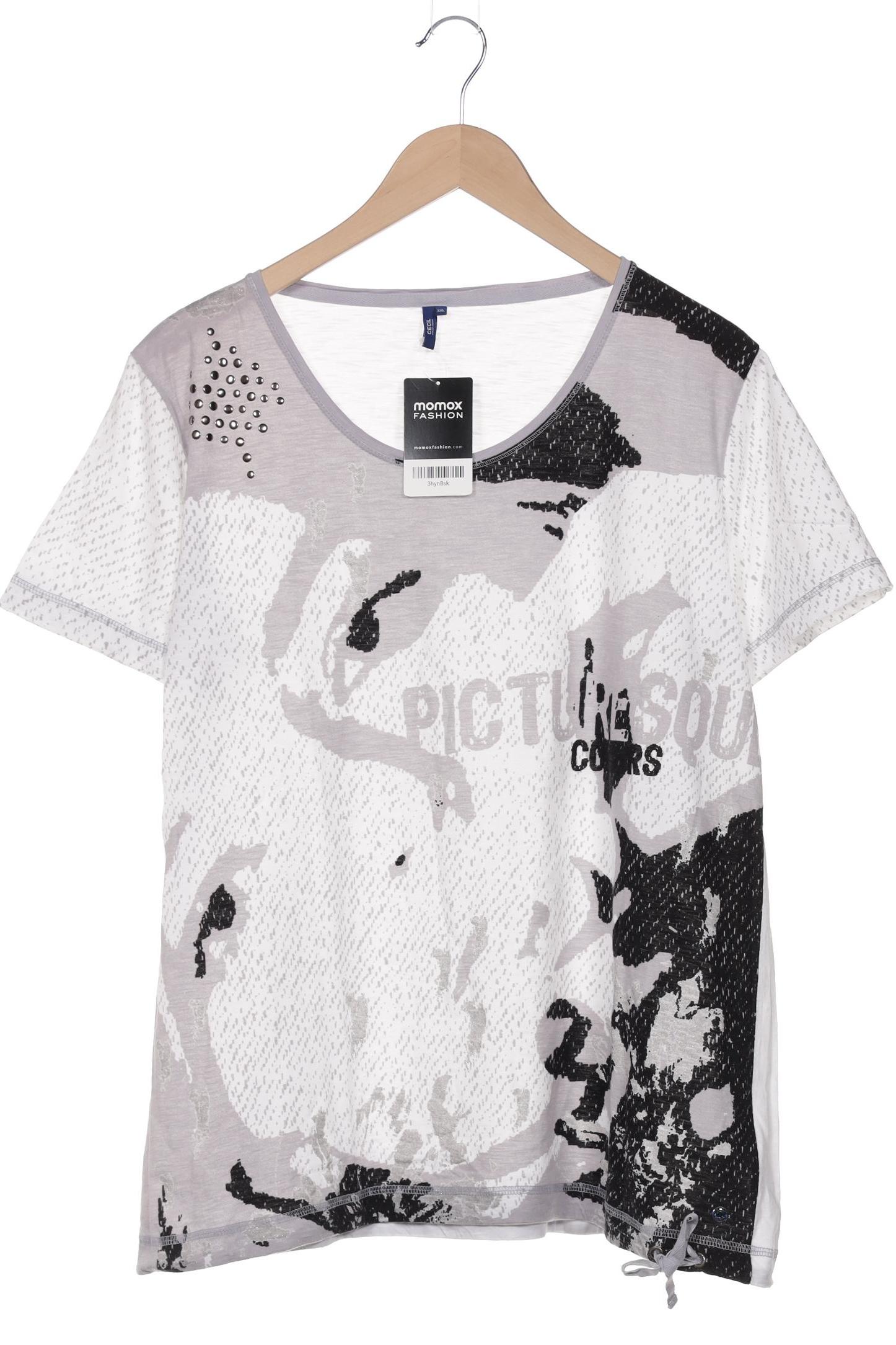 

Cecil Damen T-Shirt, grau, Gr. 46