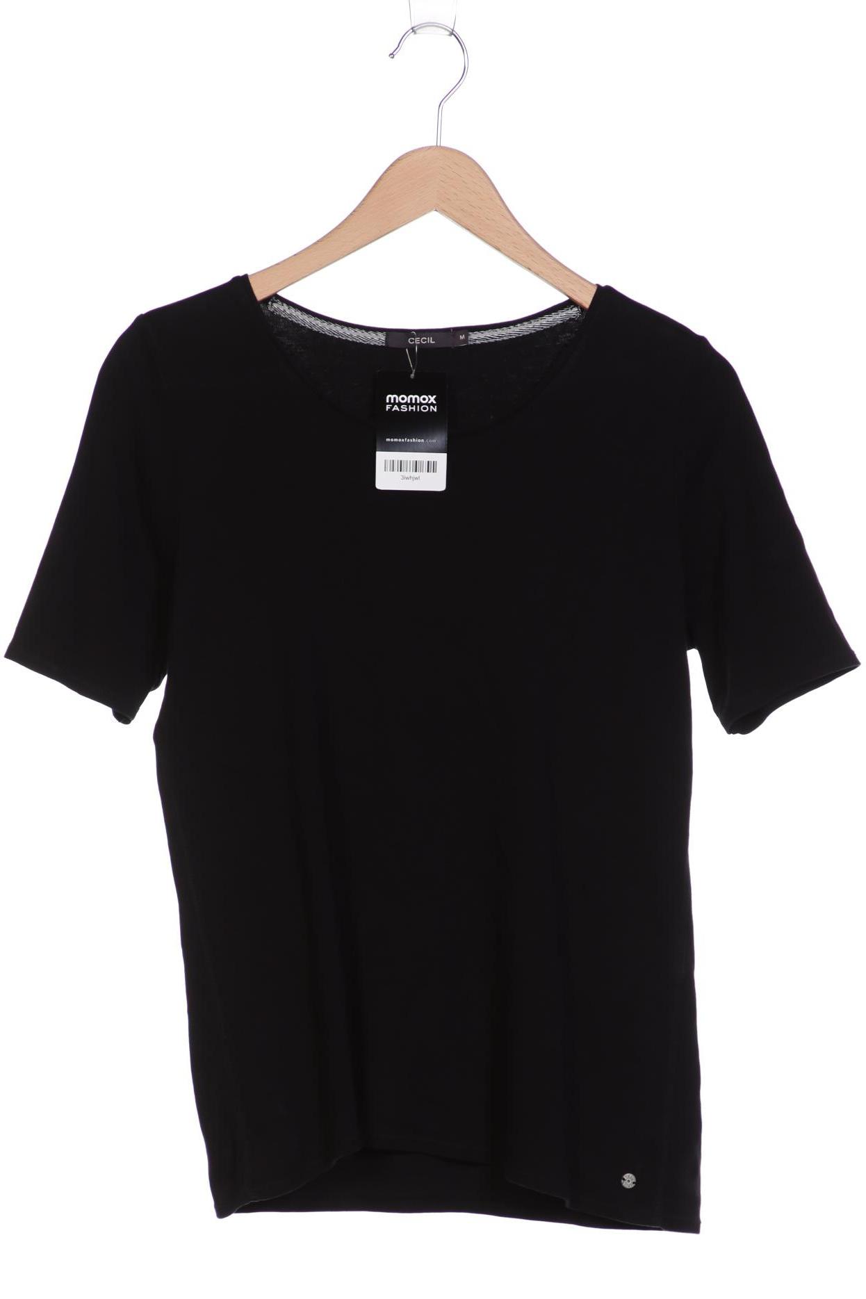 

CECIL Damen T-Shirt, schwarz