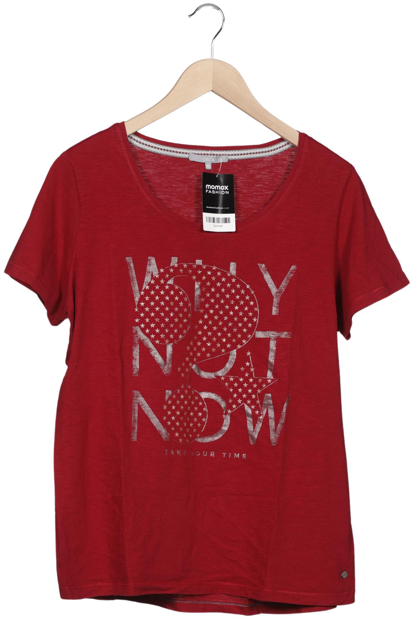 

Cecil Damen T-Shirt, bordeaux, Gr. 44