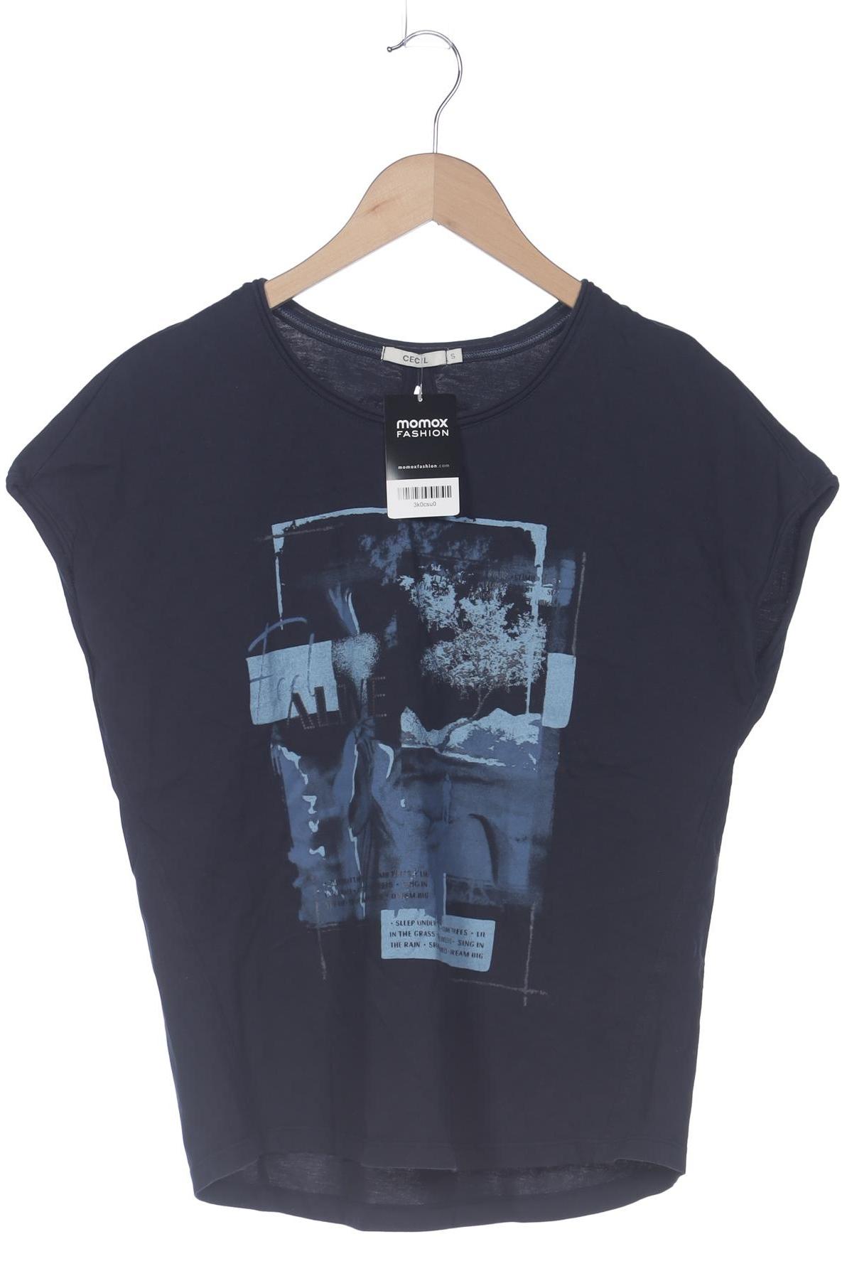 

Cecil Damen T-Shirt, marineblau, Gr. 36